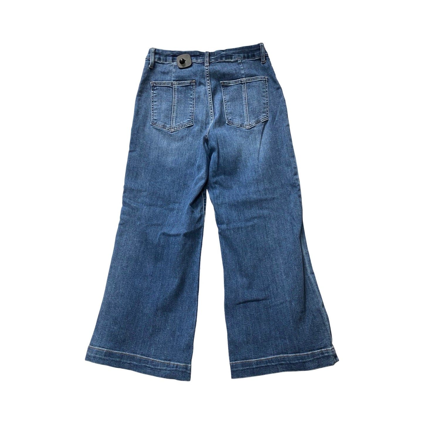 Jeans Wide Leg By Kut In Blue Denim, Size:12