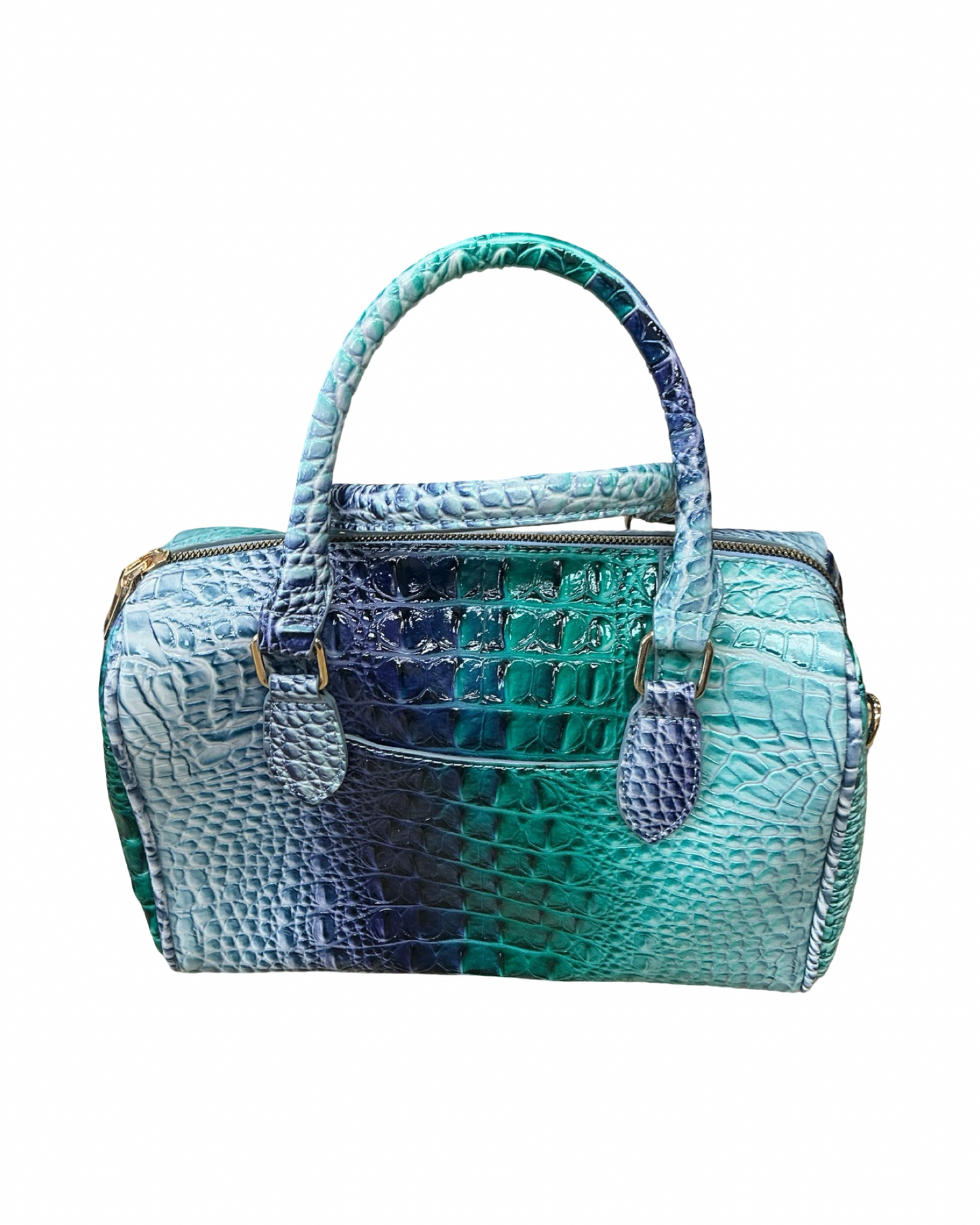 Handbag By Clothes Mentor In Blue & Green, Size:Medium