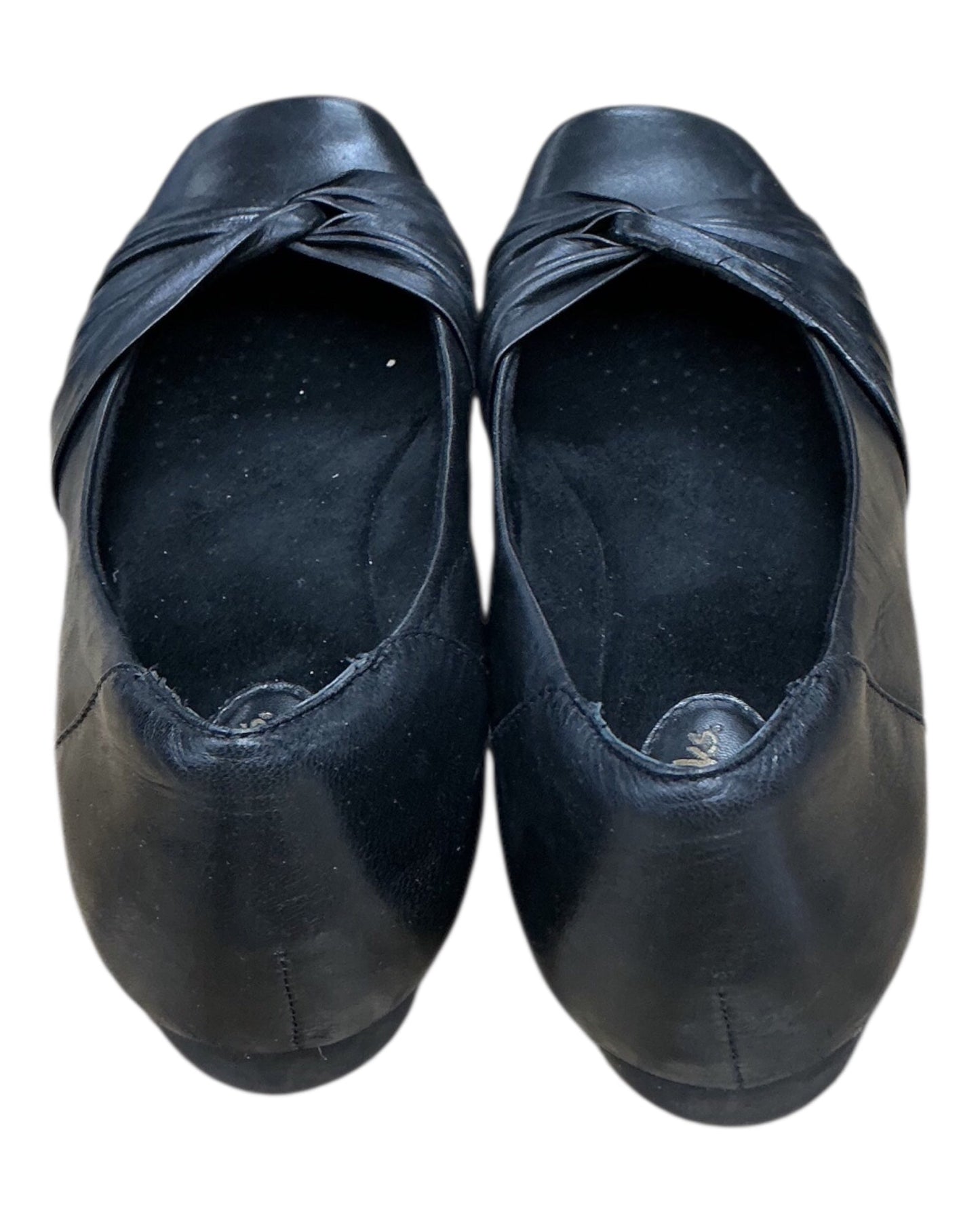 Shoes Flats By Clarks In Black, Size:9.5