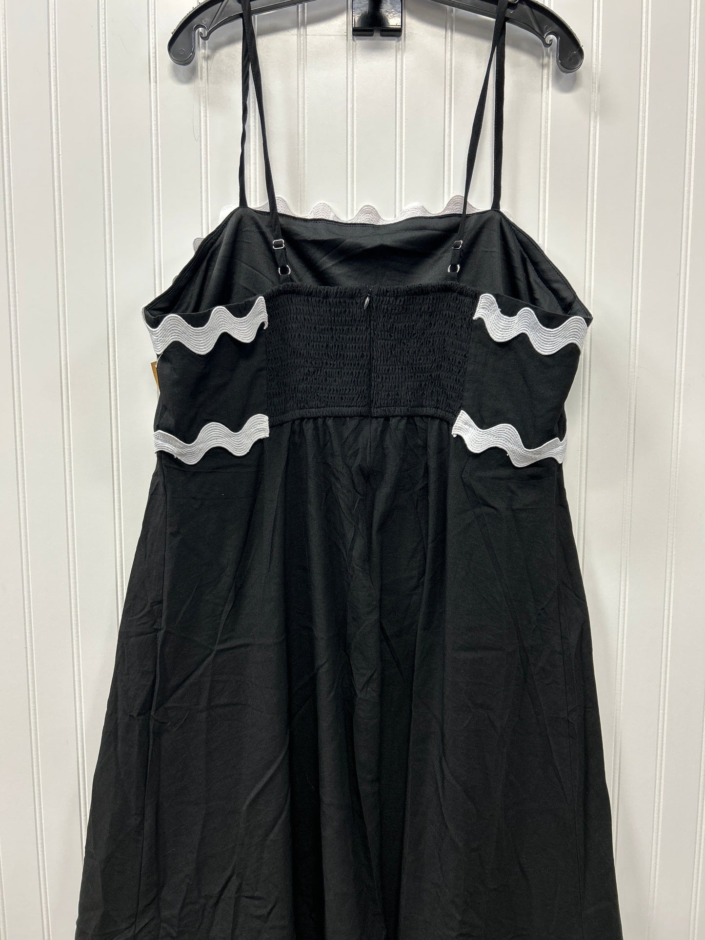 Dress Casual Maxi By Cmc In Black, Size:Xxl