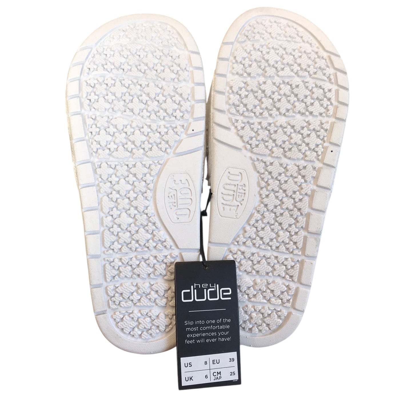 Sandals Flats By Hey Dude In White, Size:8