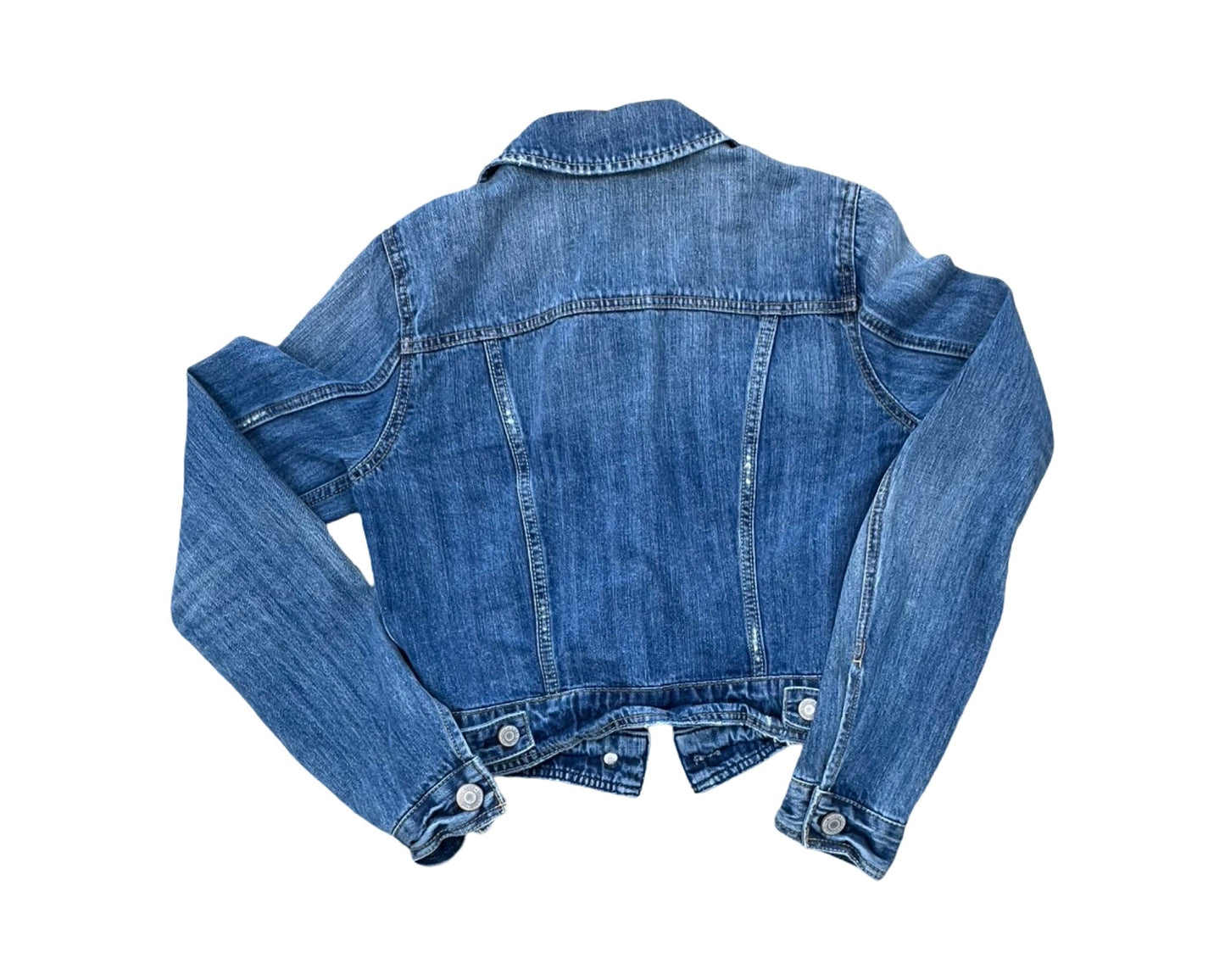 Jacket Denim By American Eagle In Blue Denim, Size:S