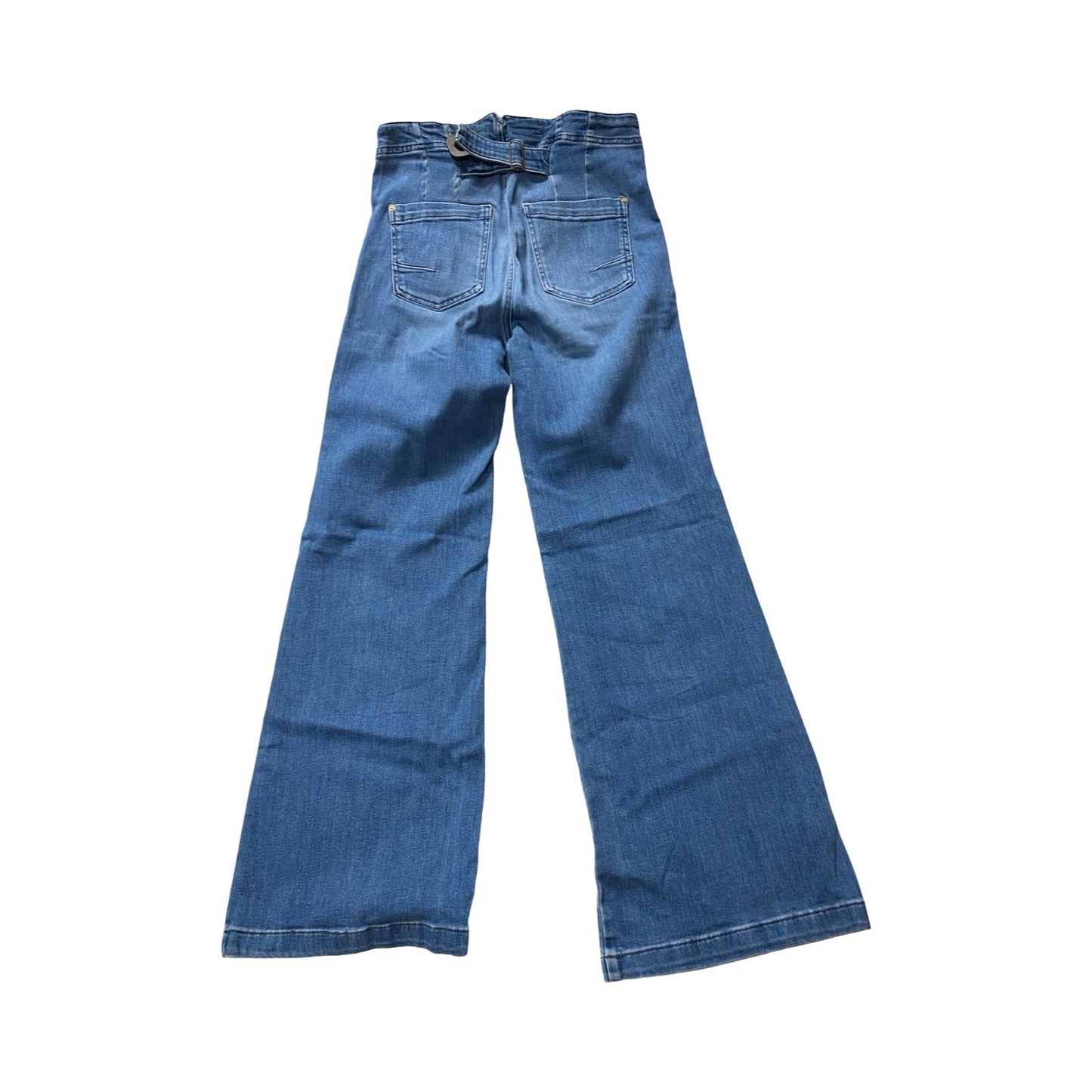 Jeans Wide Leg By Pilcro In Blue Denim, Size:6