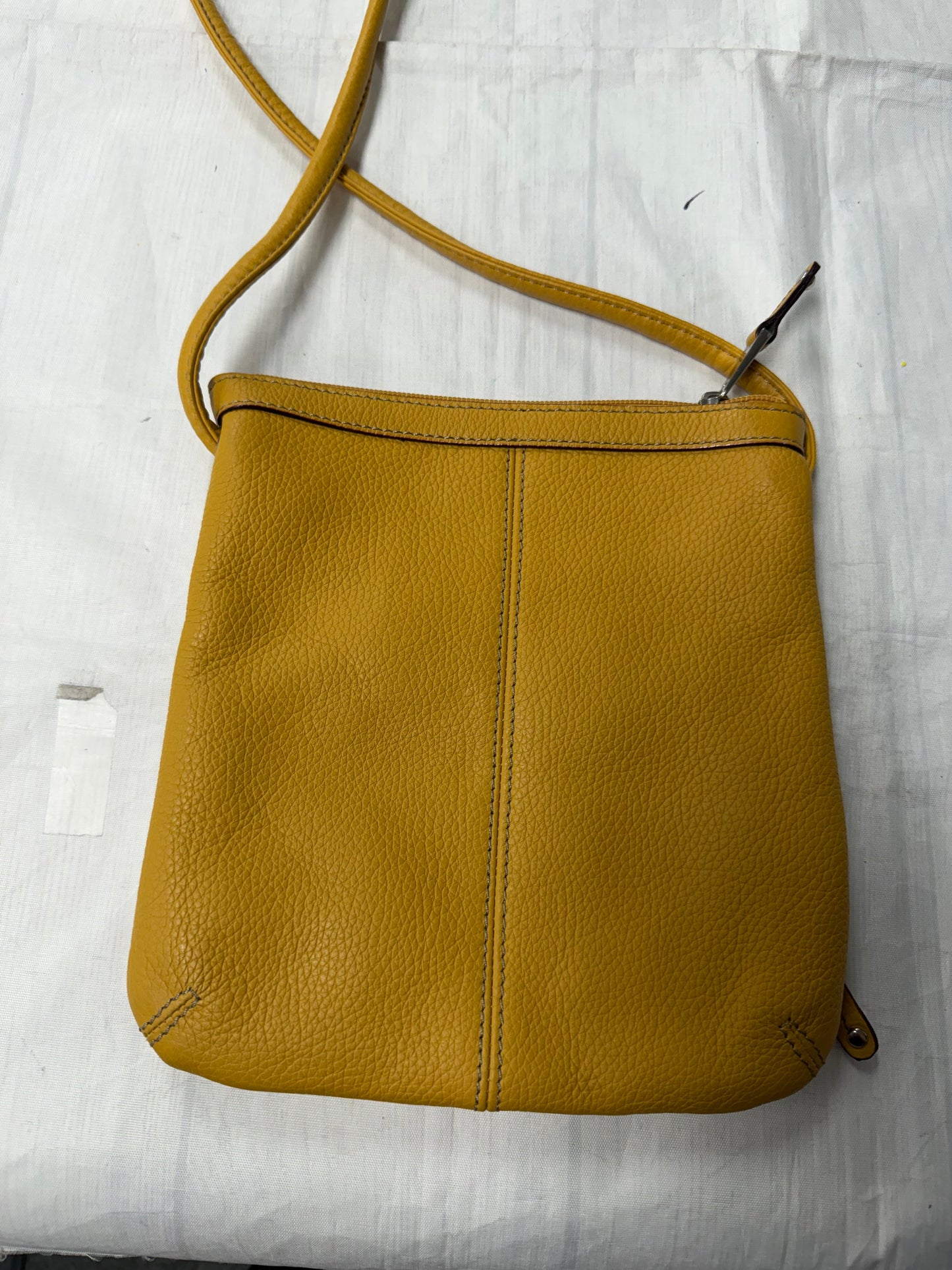 Crossbody Leather By Tignanello Purses In Yellow, Size:Small