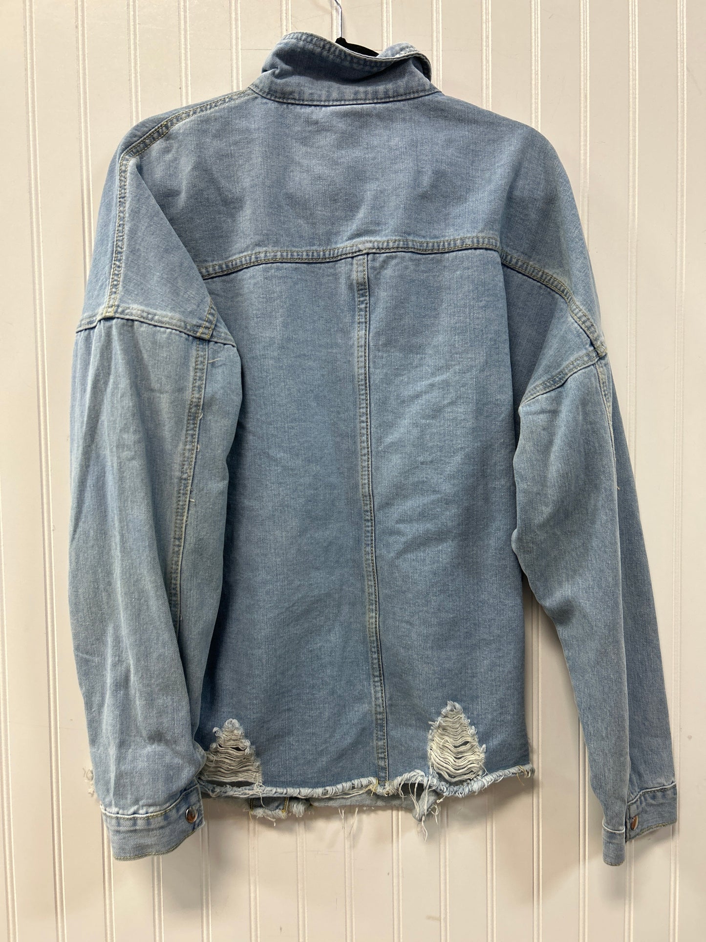 Jacket Denim By Clothes Mentor In Blue Denim, Size:Xl