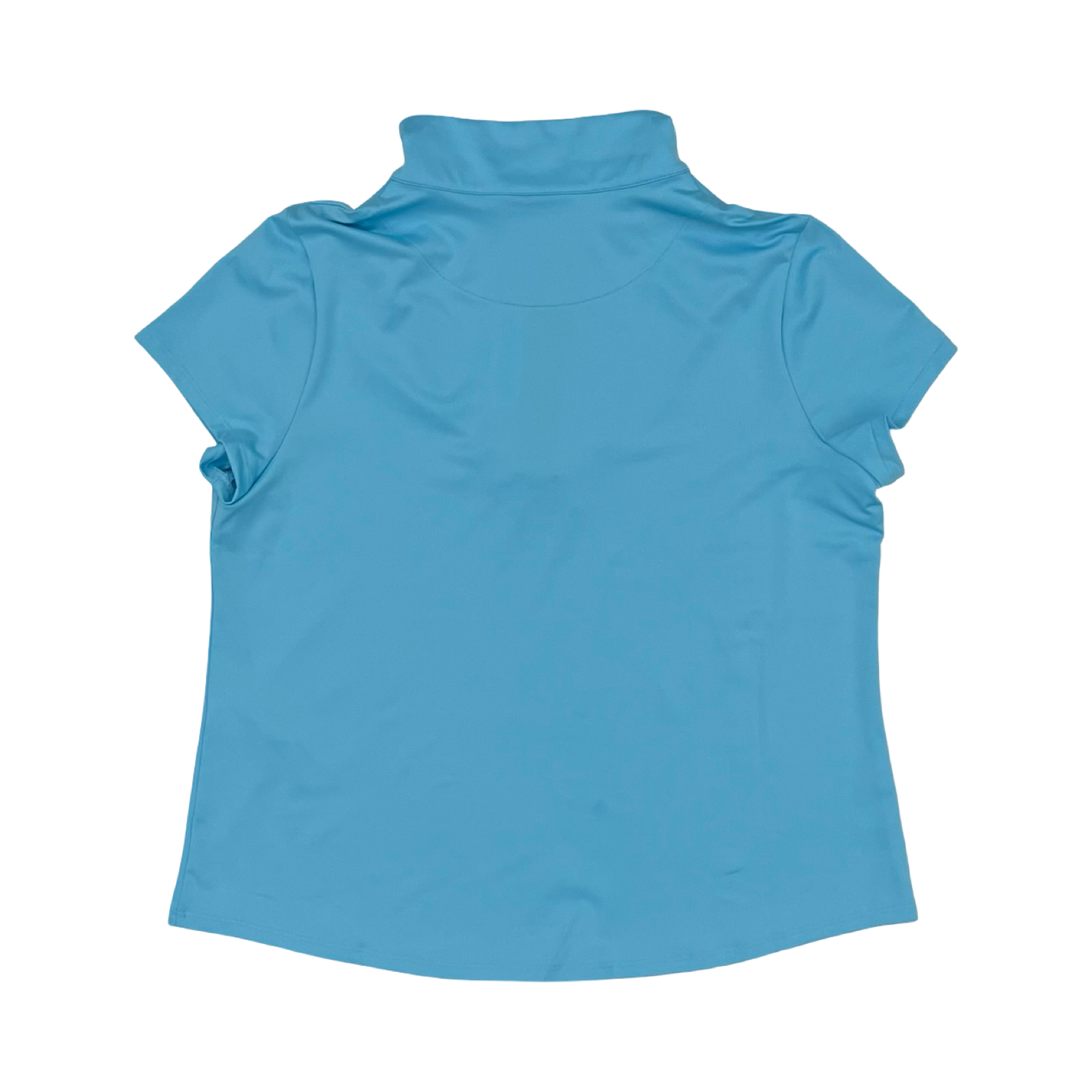 Athletic Top Ss By Chicos In Blue, Size:L