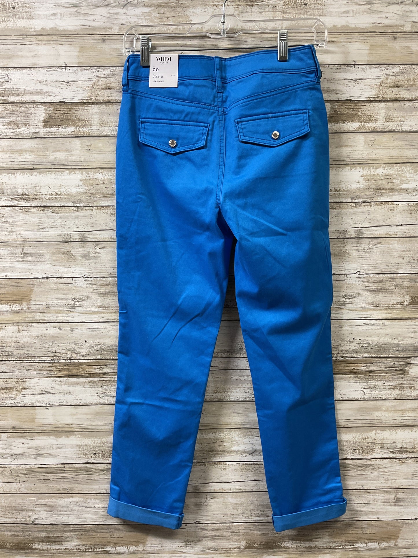 Pants Cropped By White House Black Market In Blue, Size:0