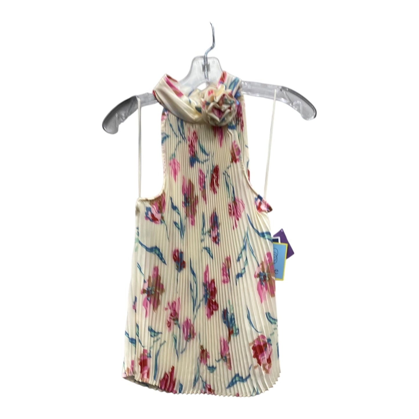 Top Sleeveless By Cece In Cream, Size:L