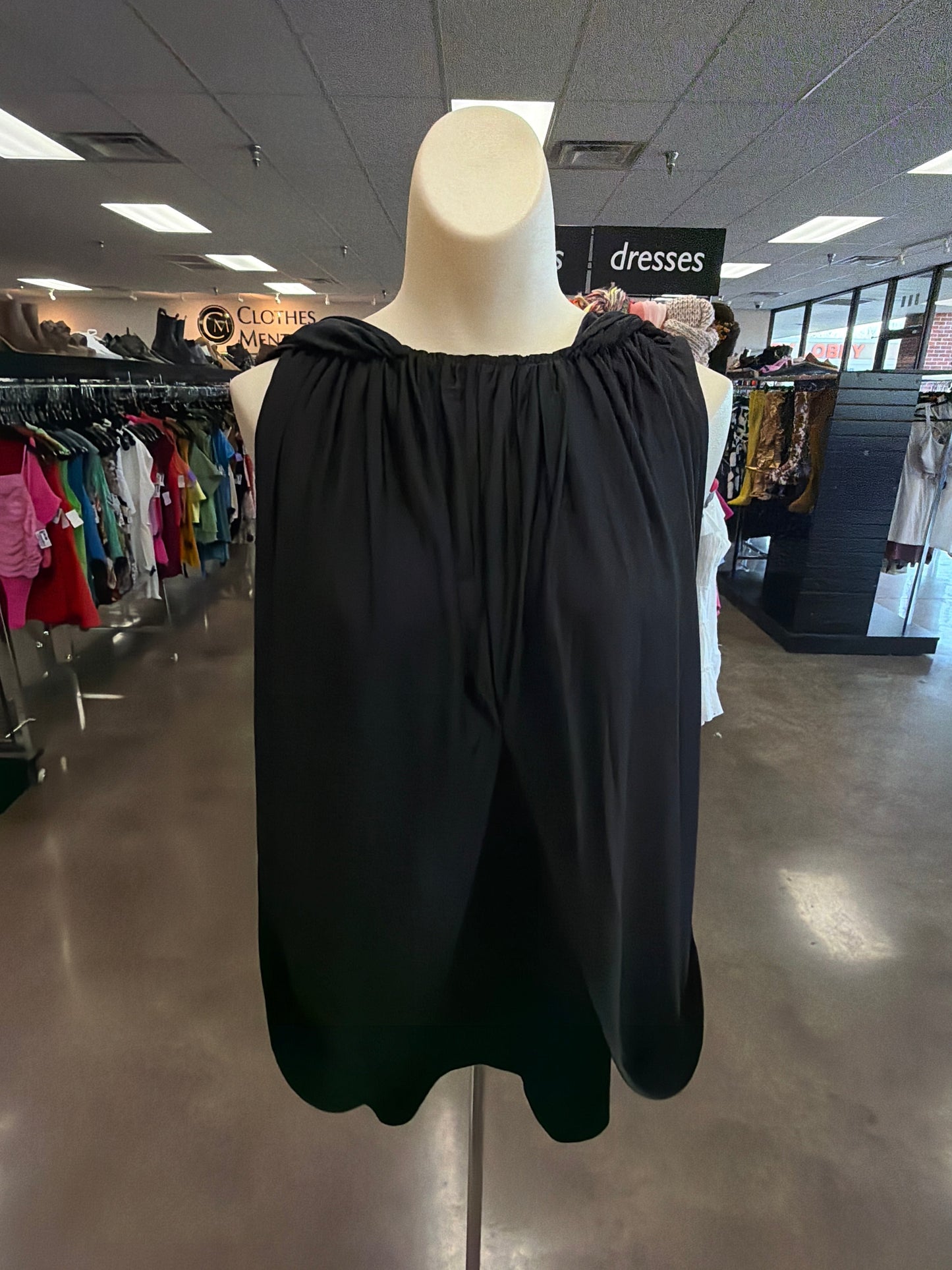 Blouse Ss By Eloquii In Black, Size:1X