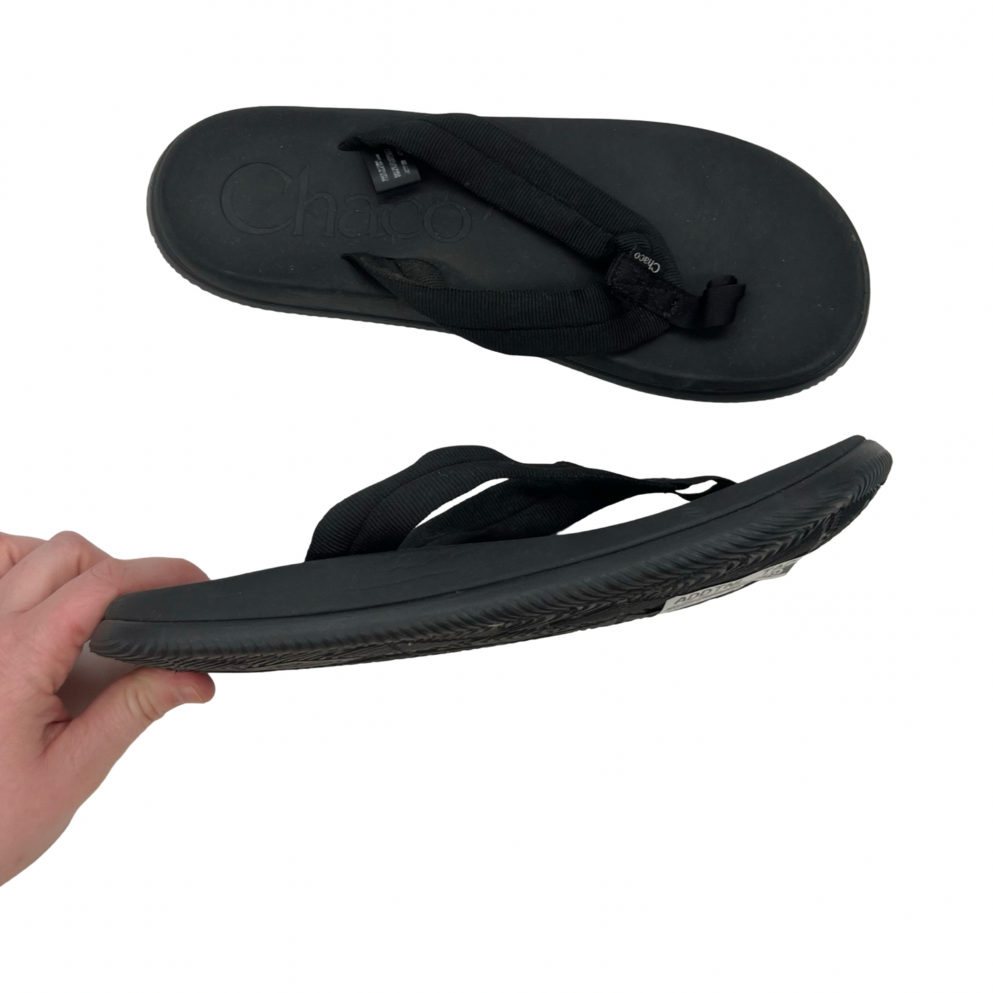 Sandals Flip Flops By Chacos In Black, Size:11