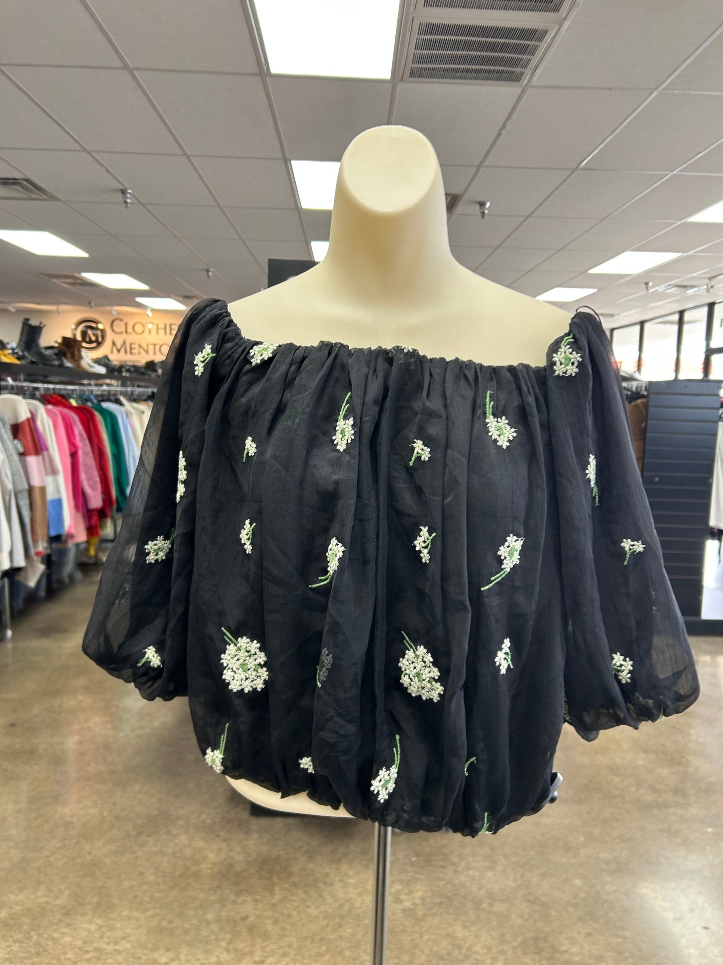 Top Ss By Clothes Mentor In Black, Size:M