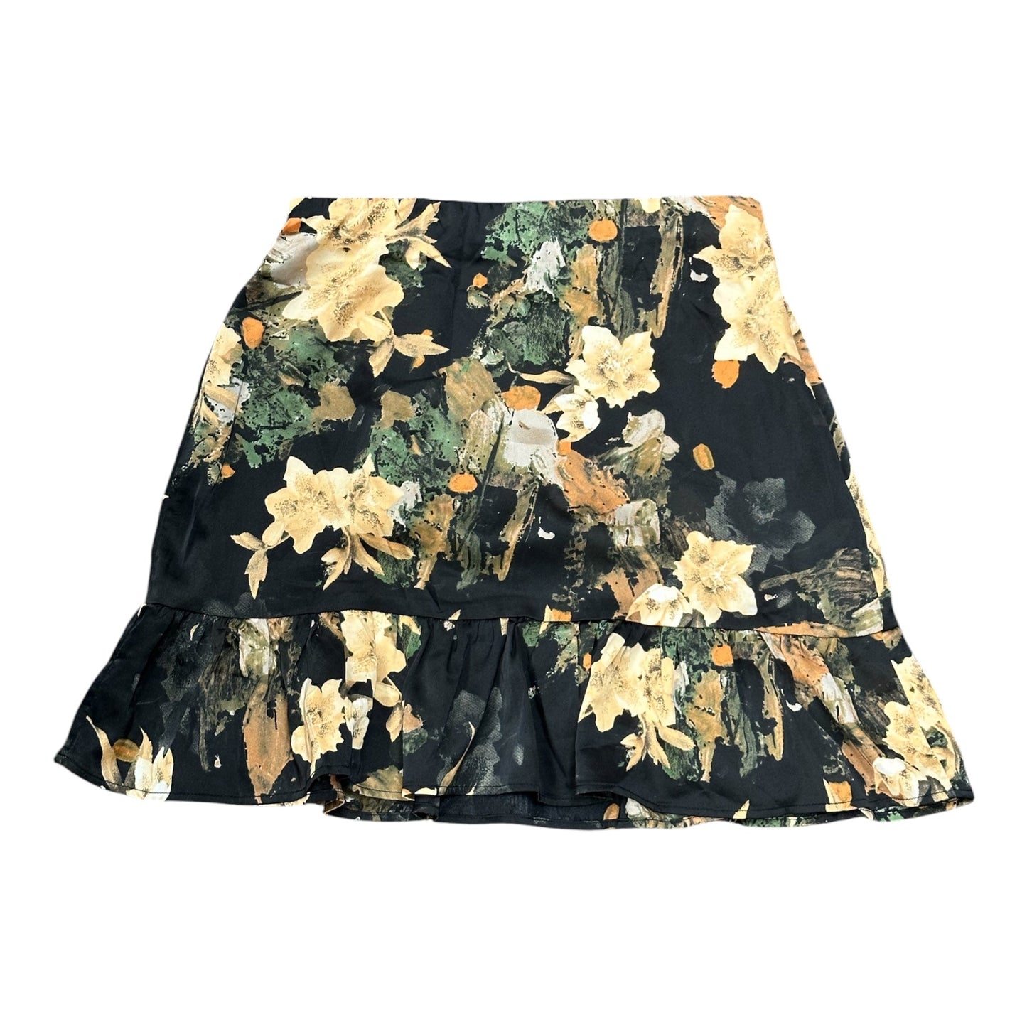 Skirt Mini & Short By Vestique In Black & Cream, Size:S