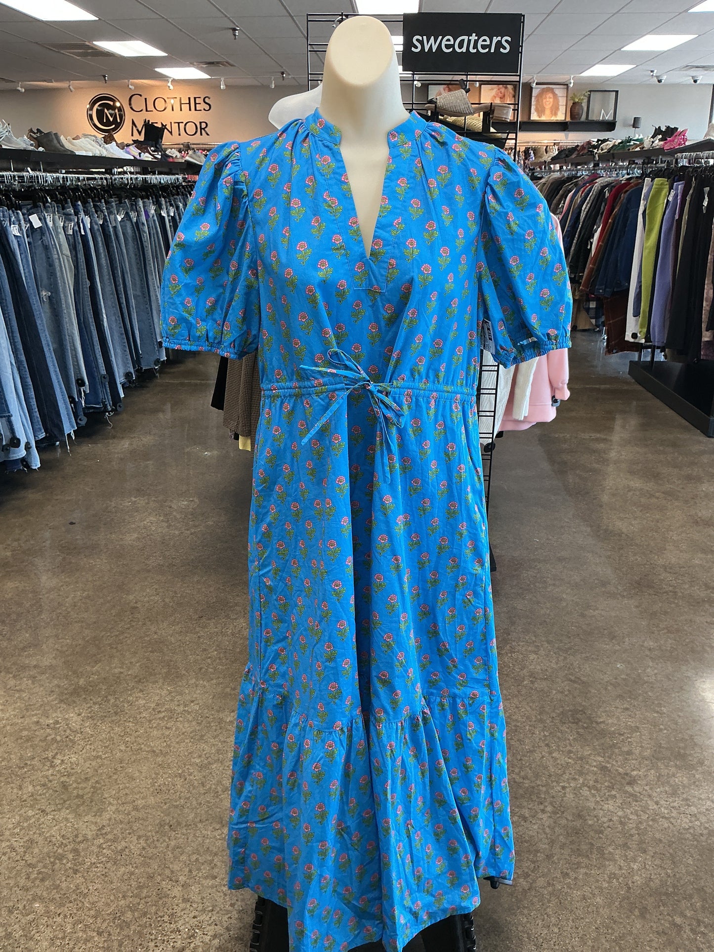 Dress Casual Maxi By Clothes Mentor In Floral Print, Size:S