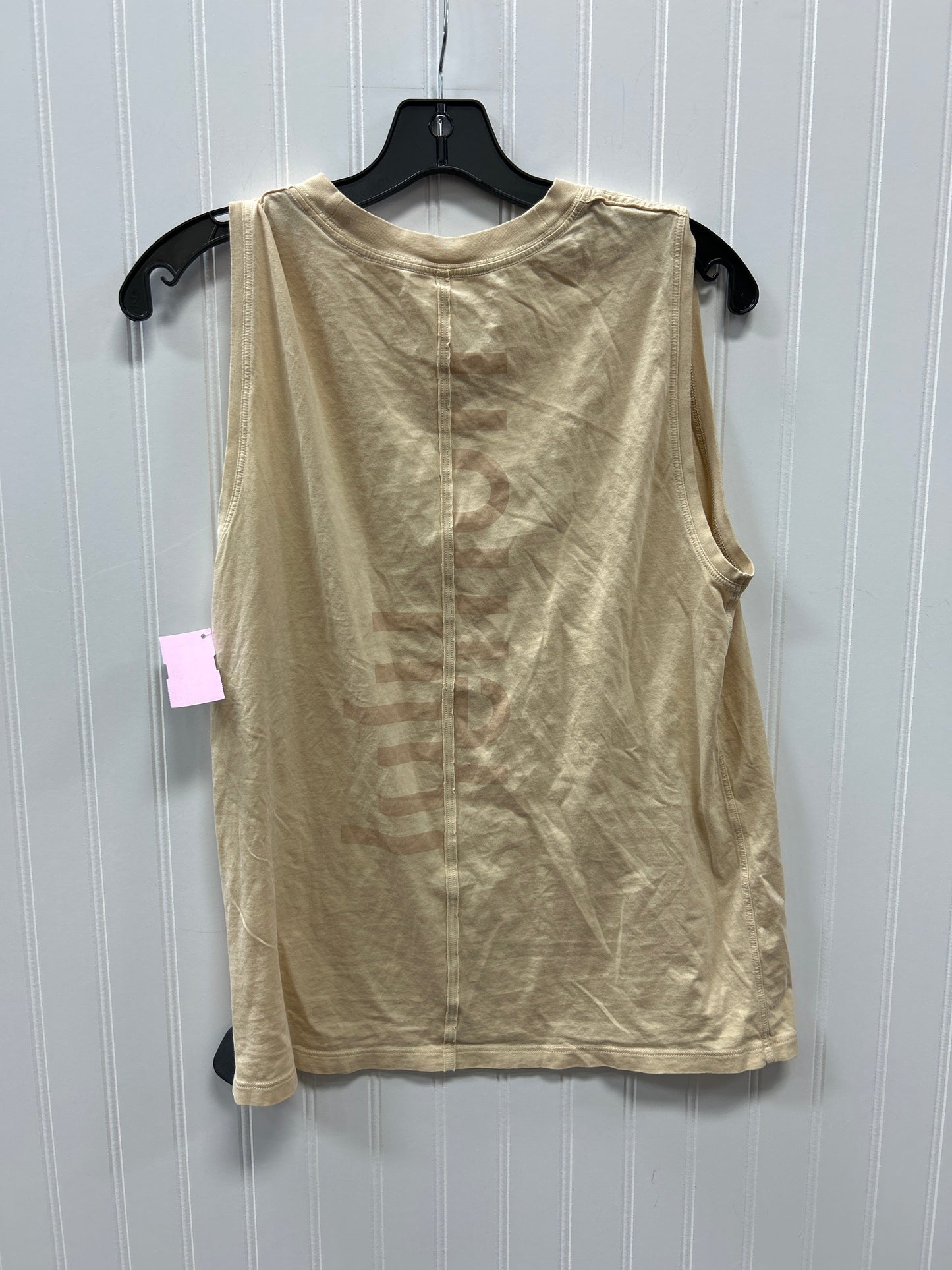 Athletic Tank Top By Lululemon In Cream, Size:6