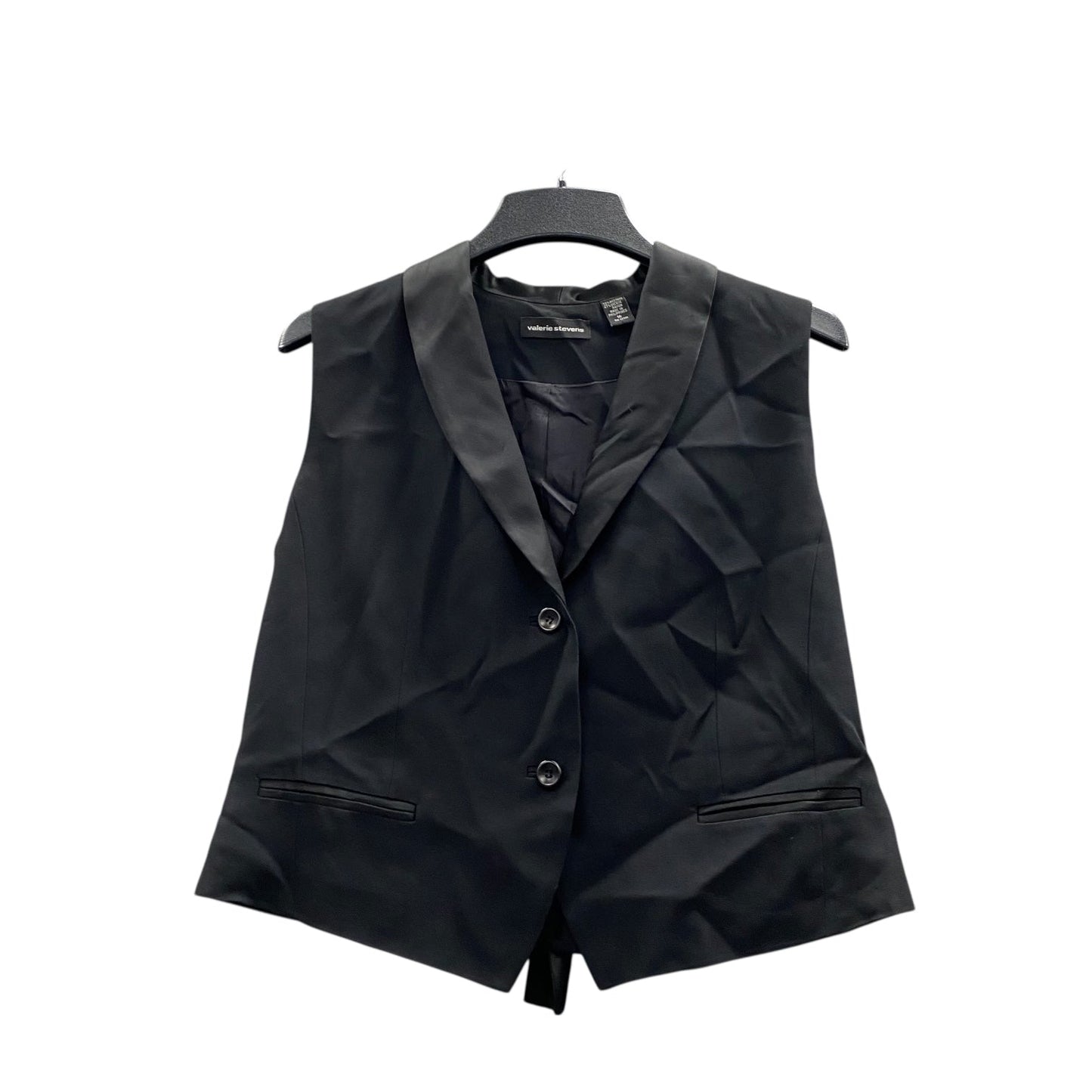 Vest Other By Valerie Stevens In Black, Size:Xl