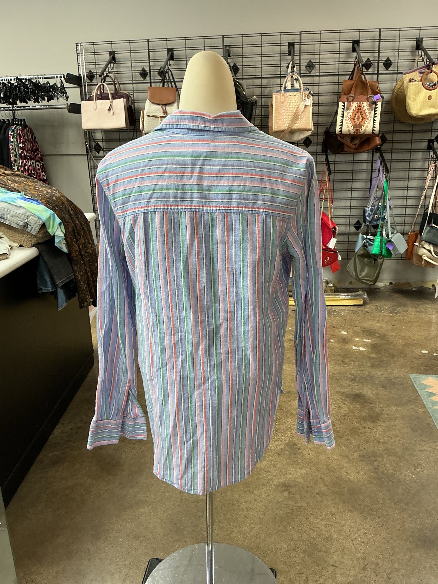 Top Ls By Gap In Striped Pattern, Size:Xs