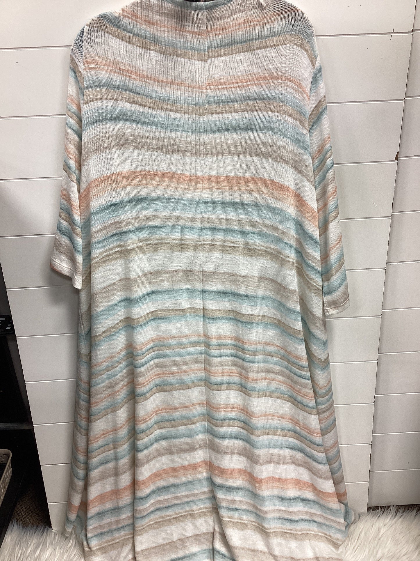 Sweater Cardigan By Torrid In White, Size:2X