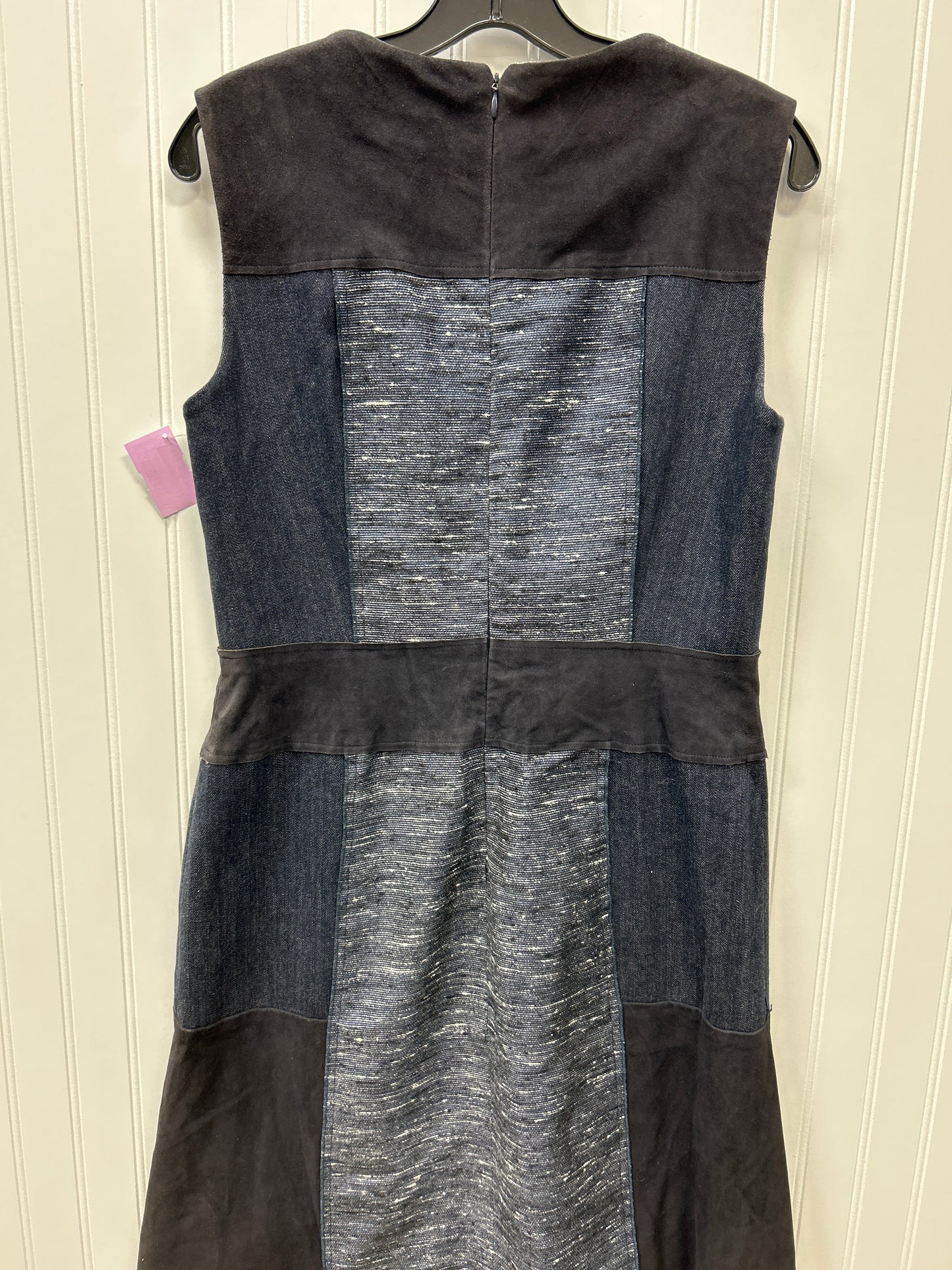 Dress Designer By Carolina Herrera In Navy, Size:L