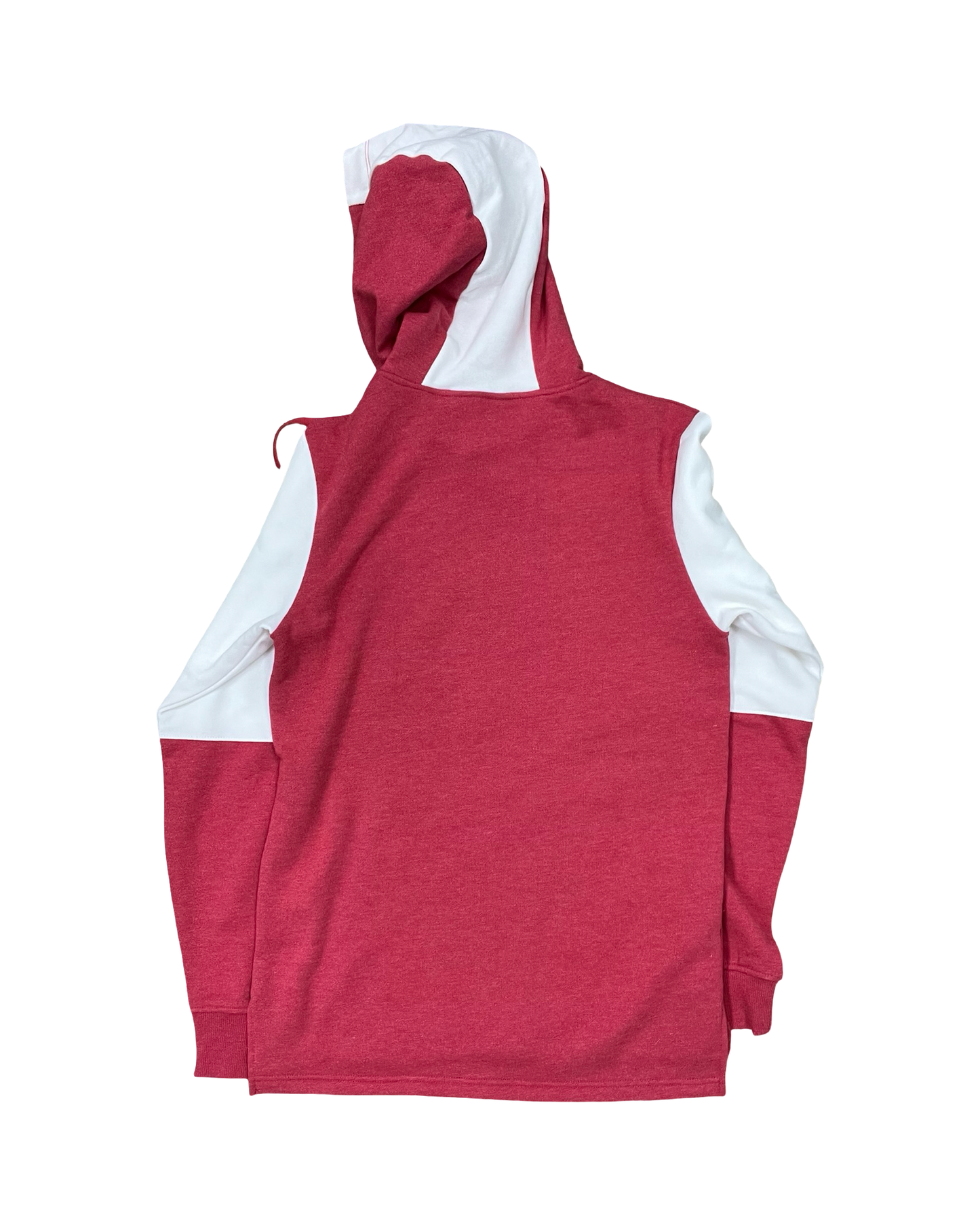 Sweatshirt Hoodie By Clothes Mentor In Red & White, Size:S