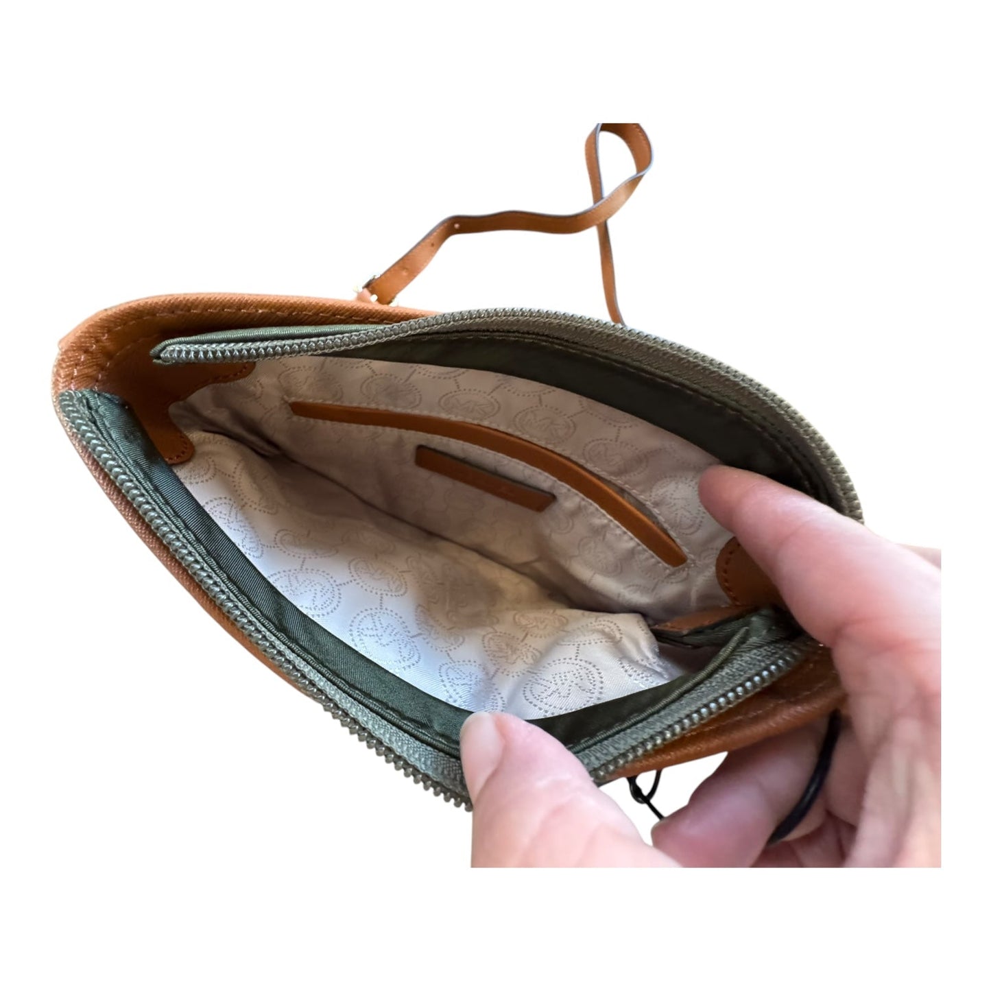 Handbag Designer By Michael Kors In Green, Size:Small