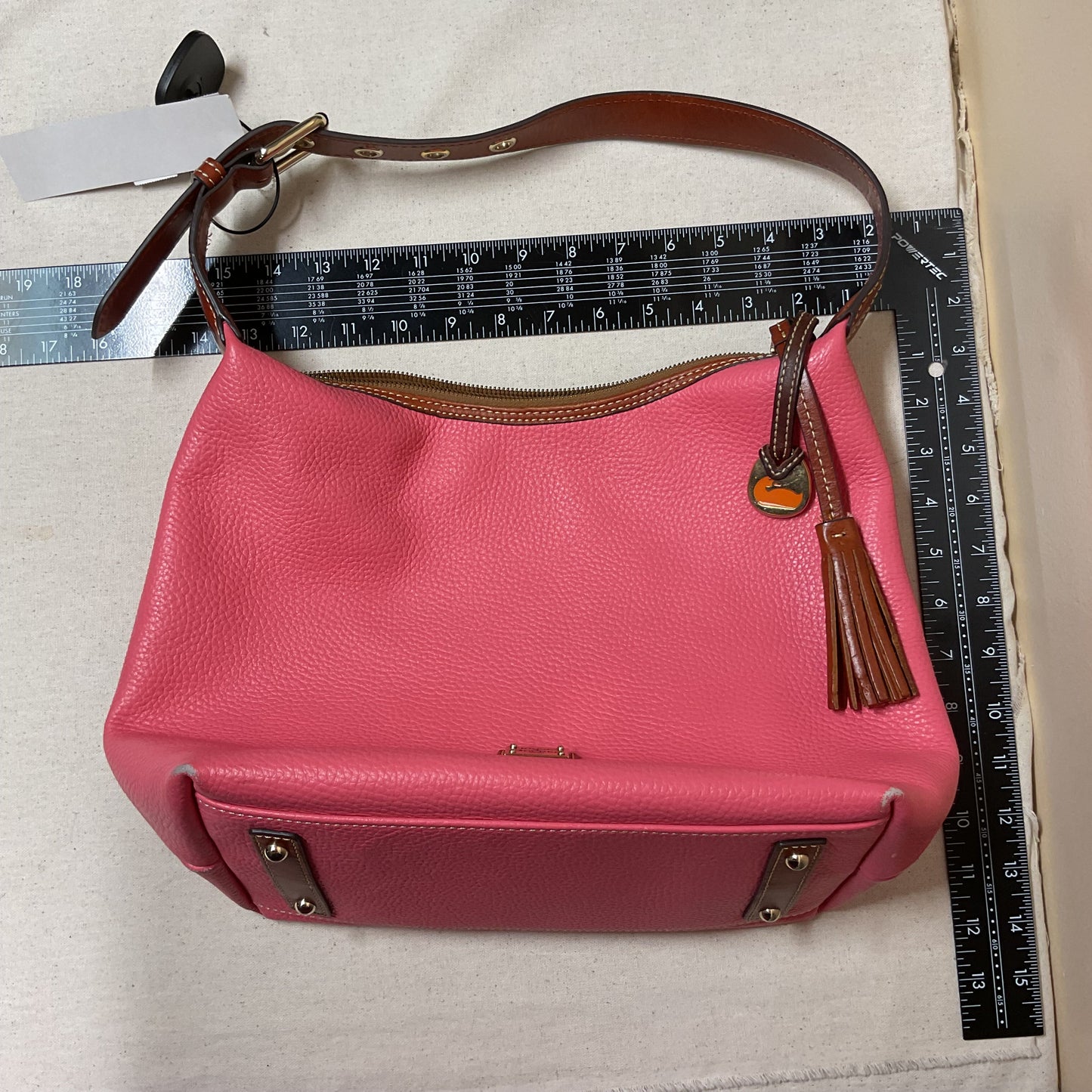 Handbag Designer By Dooney And Bourke In Pink, Size:Medium