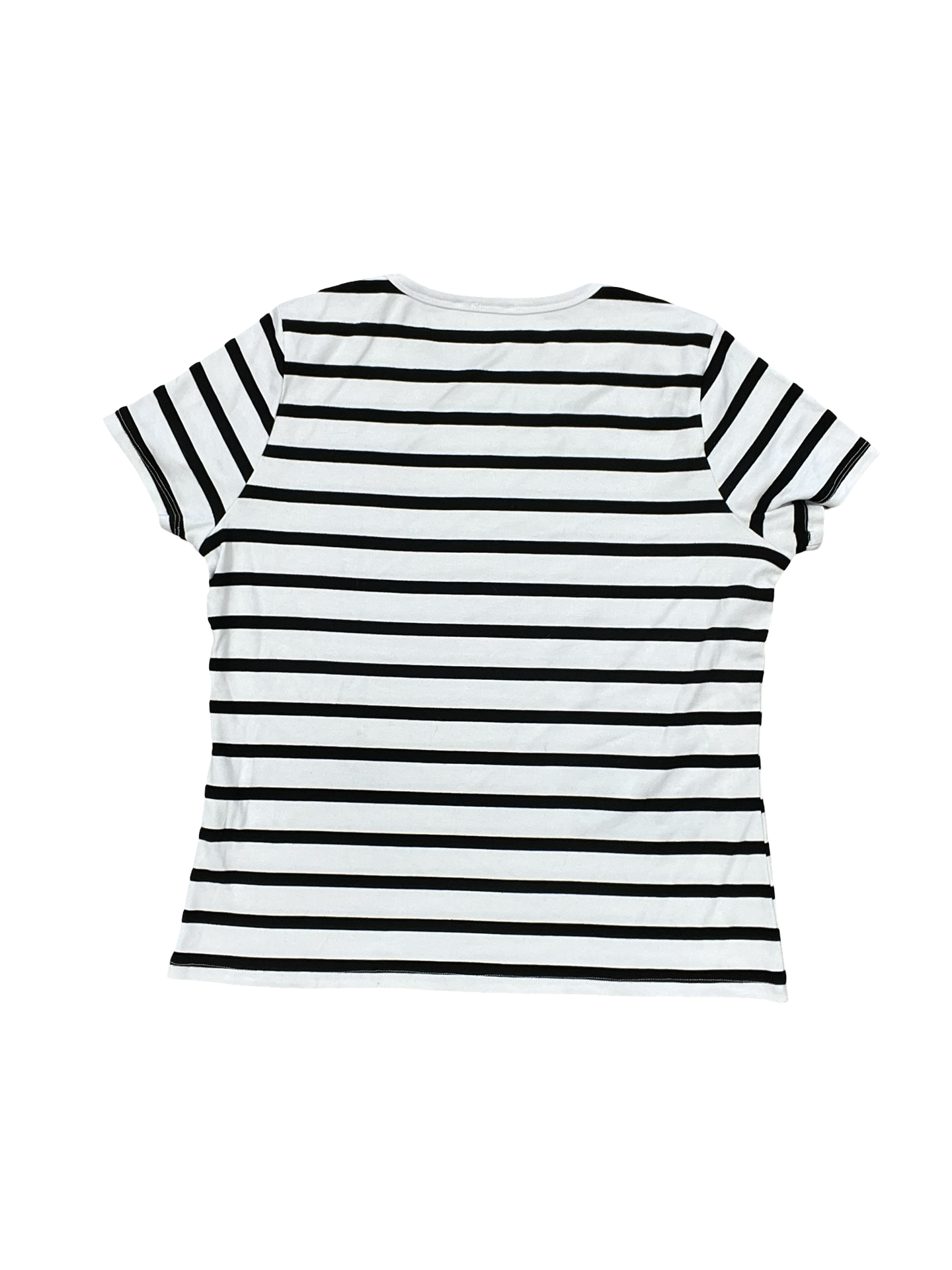 Top Ss By Clothes Mentor In Black & White, Size:Xl