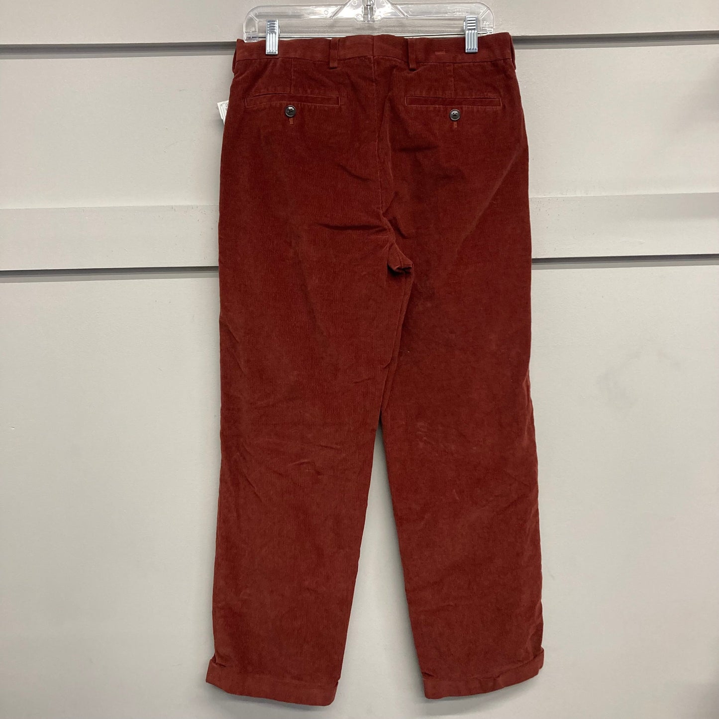 Pants Corduroy By Lands End In Red, Size:10