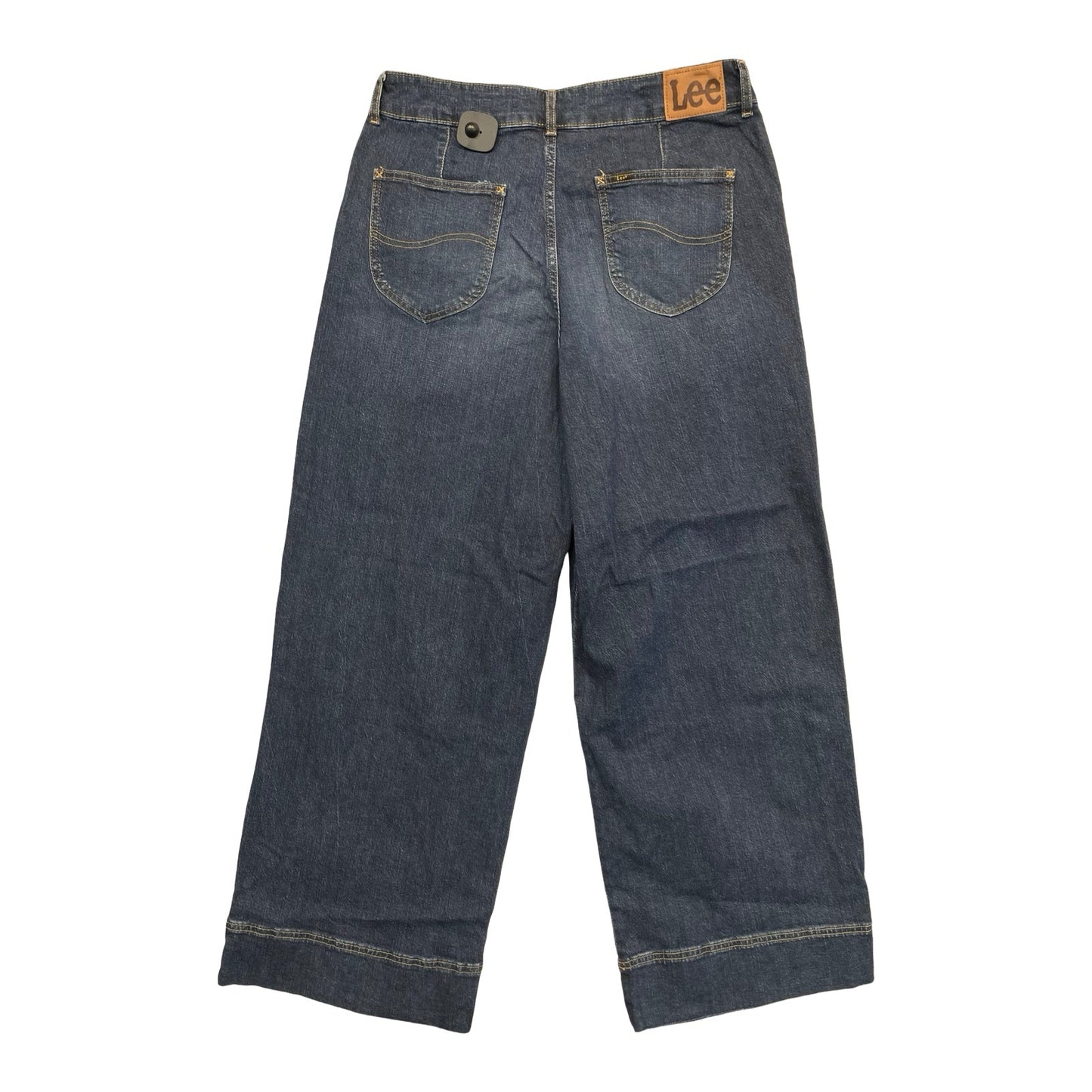 Jeans Wide Leg By Lee In Blue Denim, Size:16