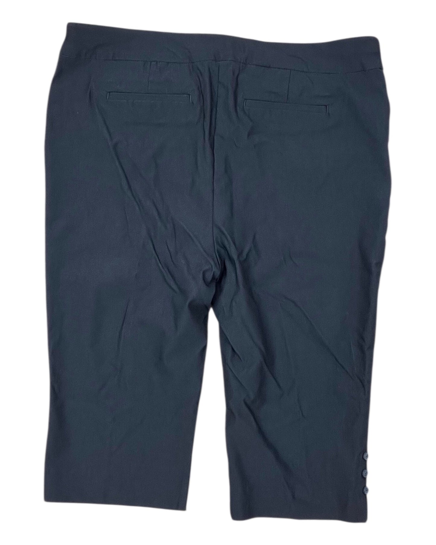Pants Cropped By Chicos In Black, Size:16