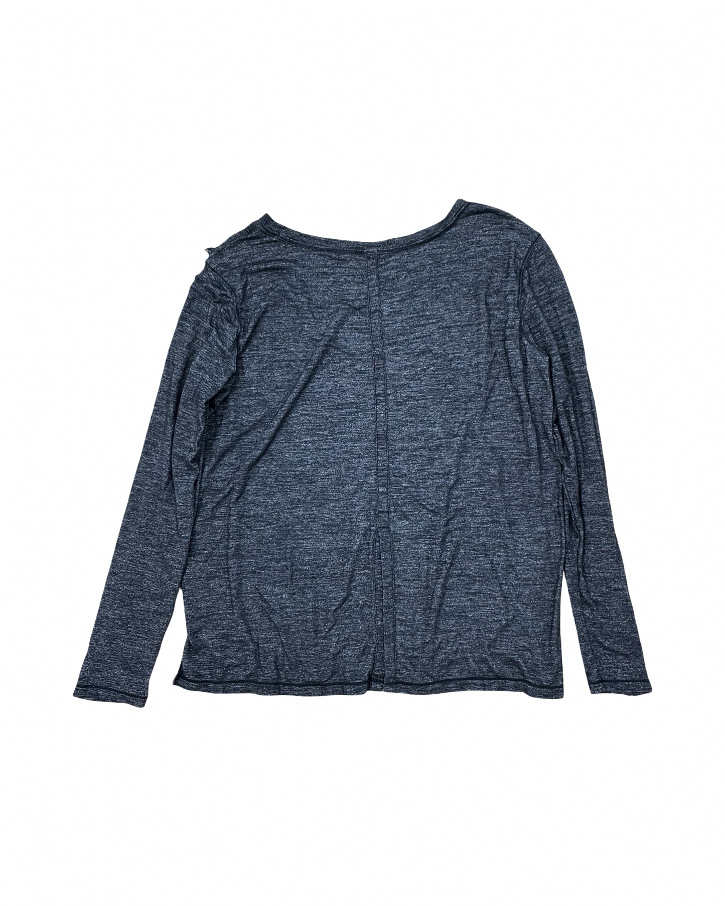 Athletic Top Ls Collar By Athleta In Grey, Size:M