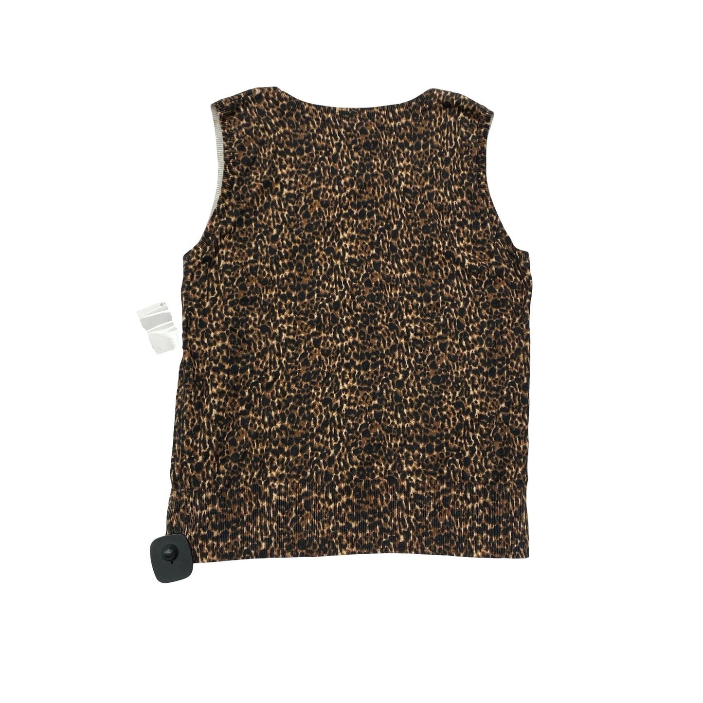 Top Sleeveless By Talbots In Animal Print, Size:S