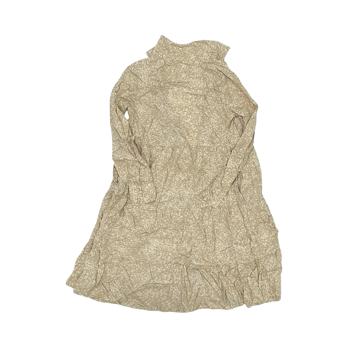 Dress Casual Midi By Time And Tru In Tan, Size:S