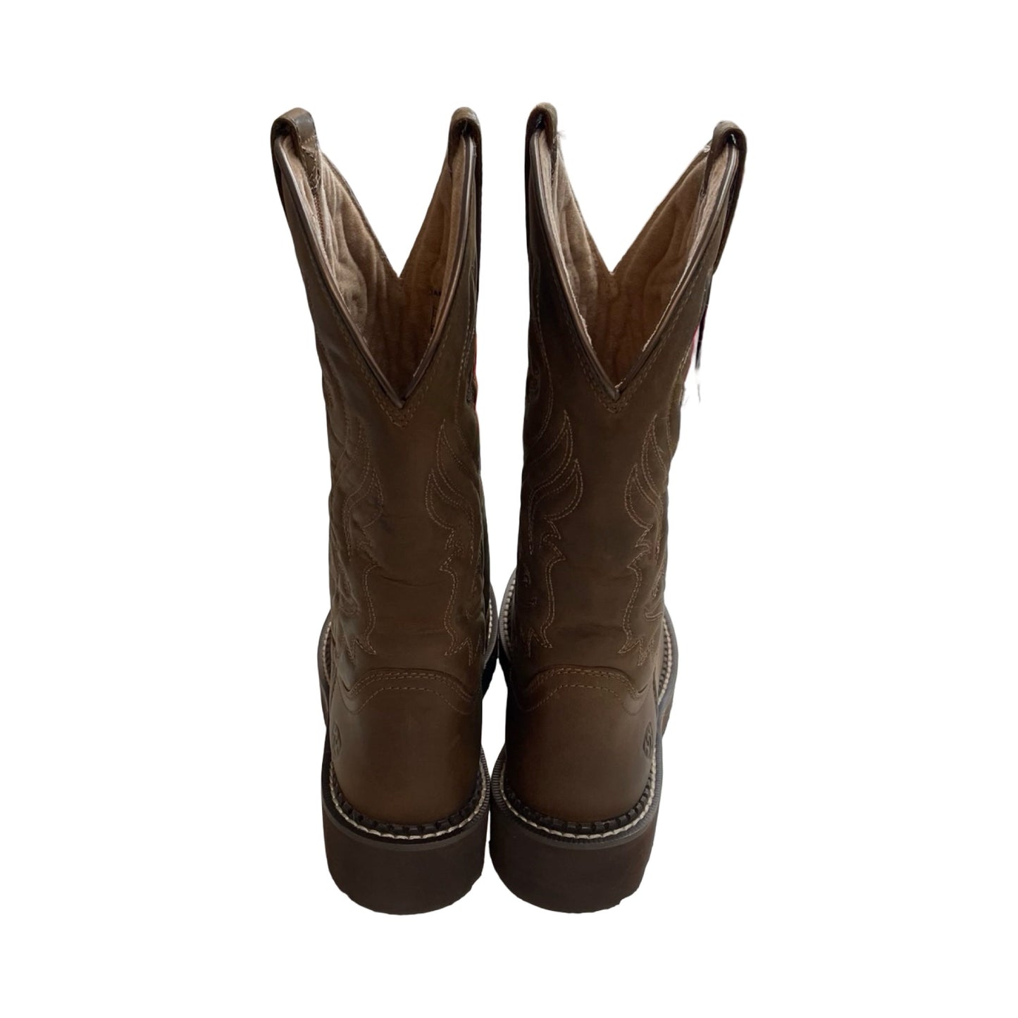 Boots Western By Ariat In Brown, Size:7