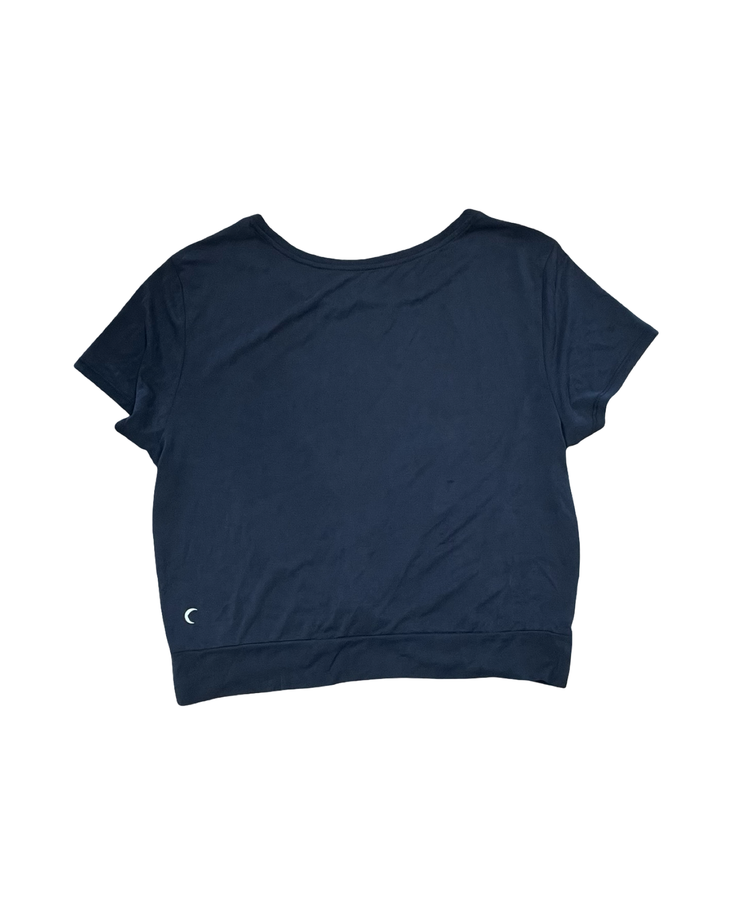 Athletic Top Ss By Zyia In Black, Size:1X