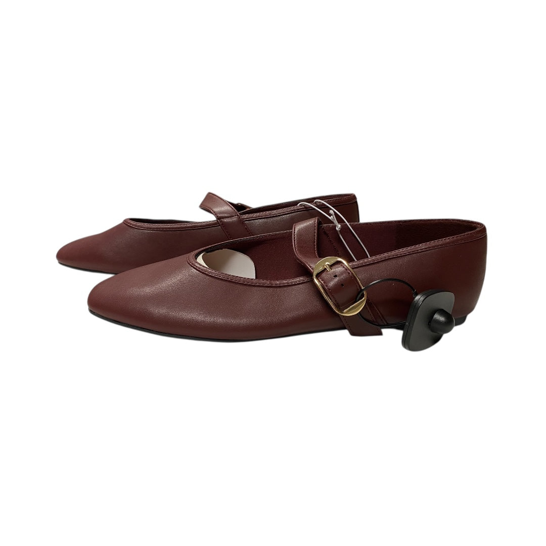 Shoes Flats By Old Navy In Maroon, Size:10