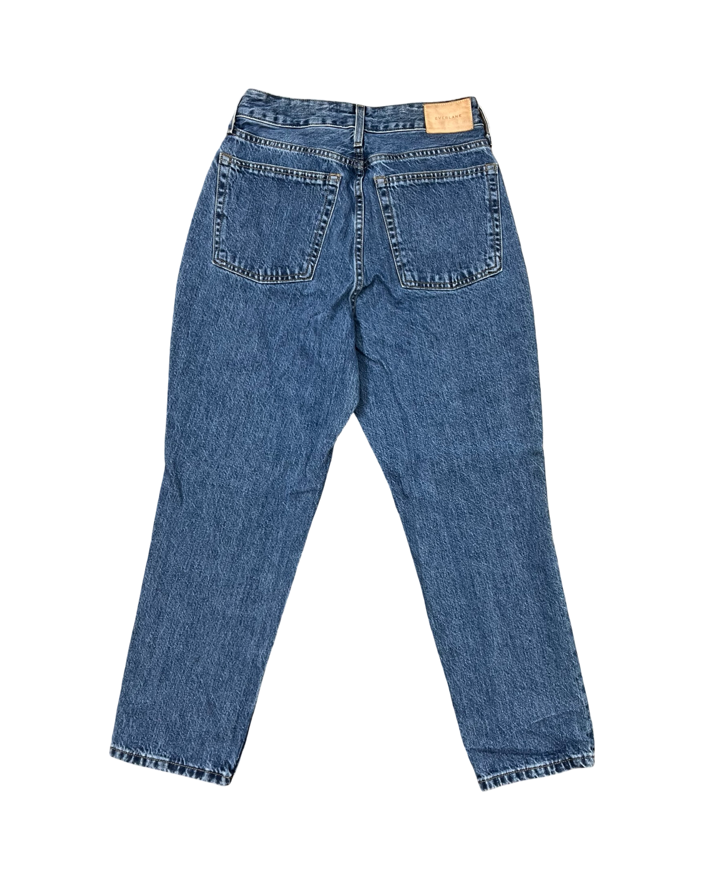 Jeans Straight By Everlane In Blue Denim, Size:6