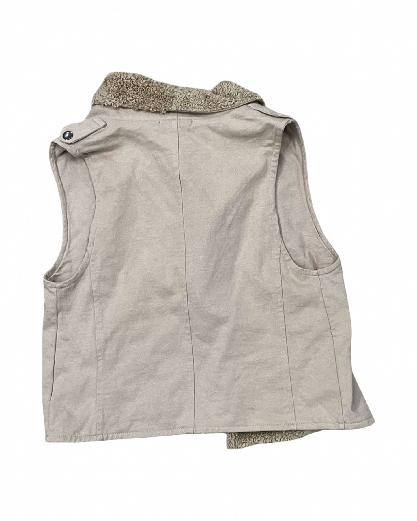 Vest Other By Gap In Tan, Size:Xs