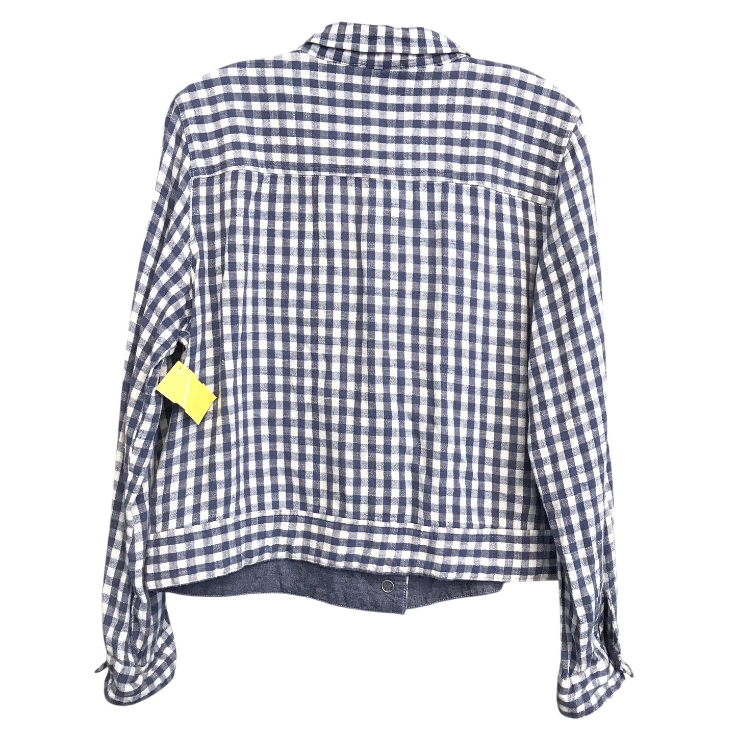 Top Ls By Tribal In Checkered Pattern, Size:L