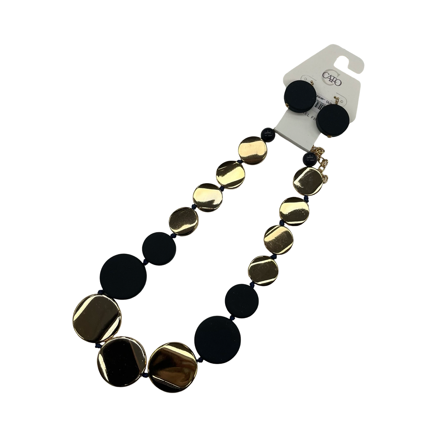 Necklace Set By Cato In Black & Gold