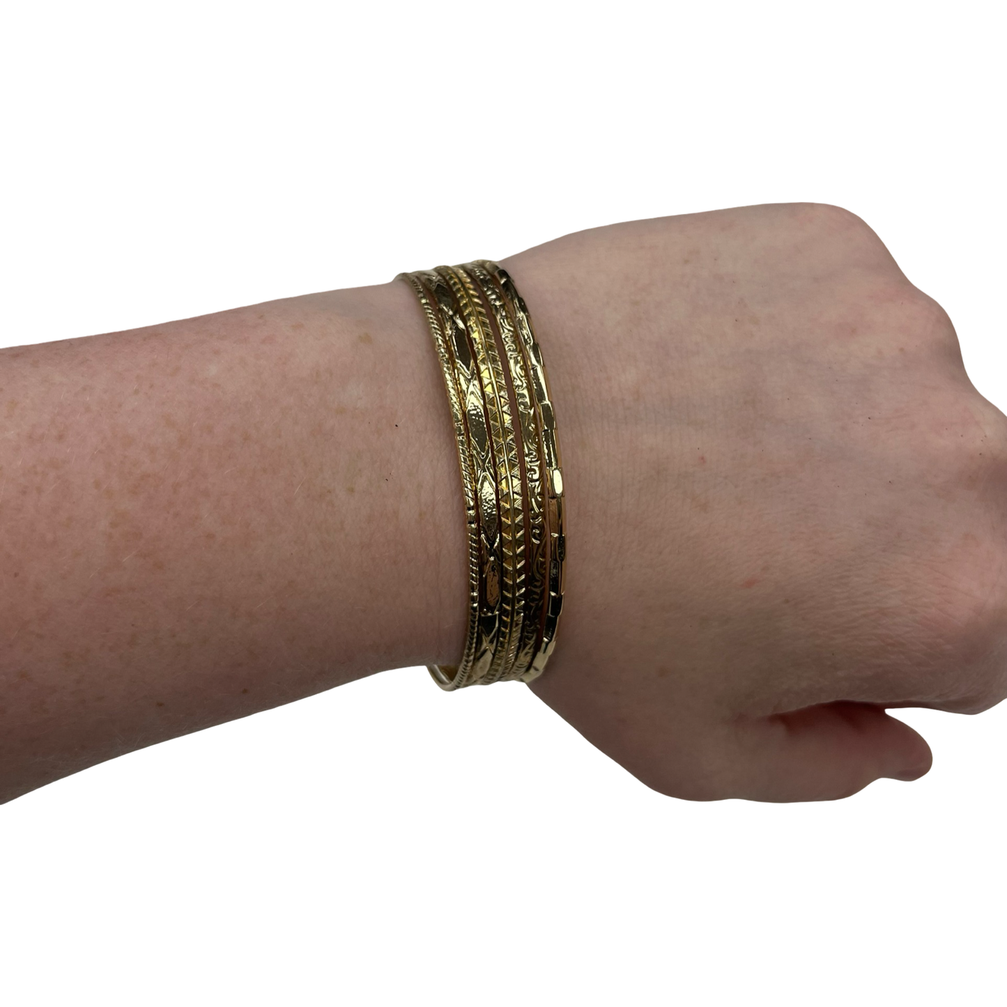 Bracelet Bangle By Clothes Mentor In Gold, Size:06 Piece