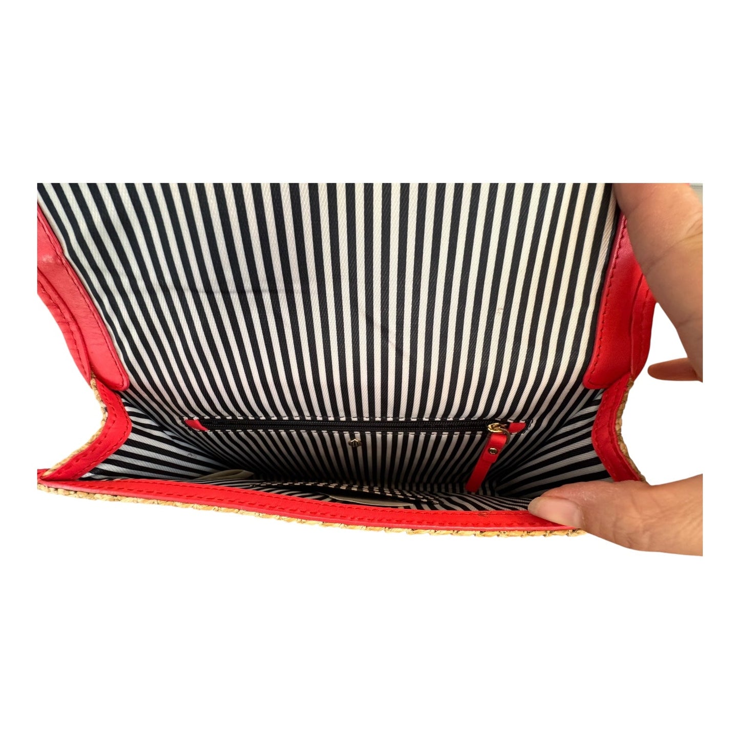 Clutch Designer By Kate Spade In Tan, Size:Medium