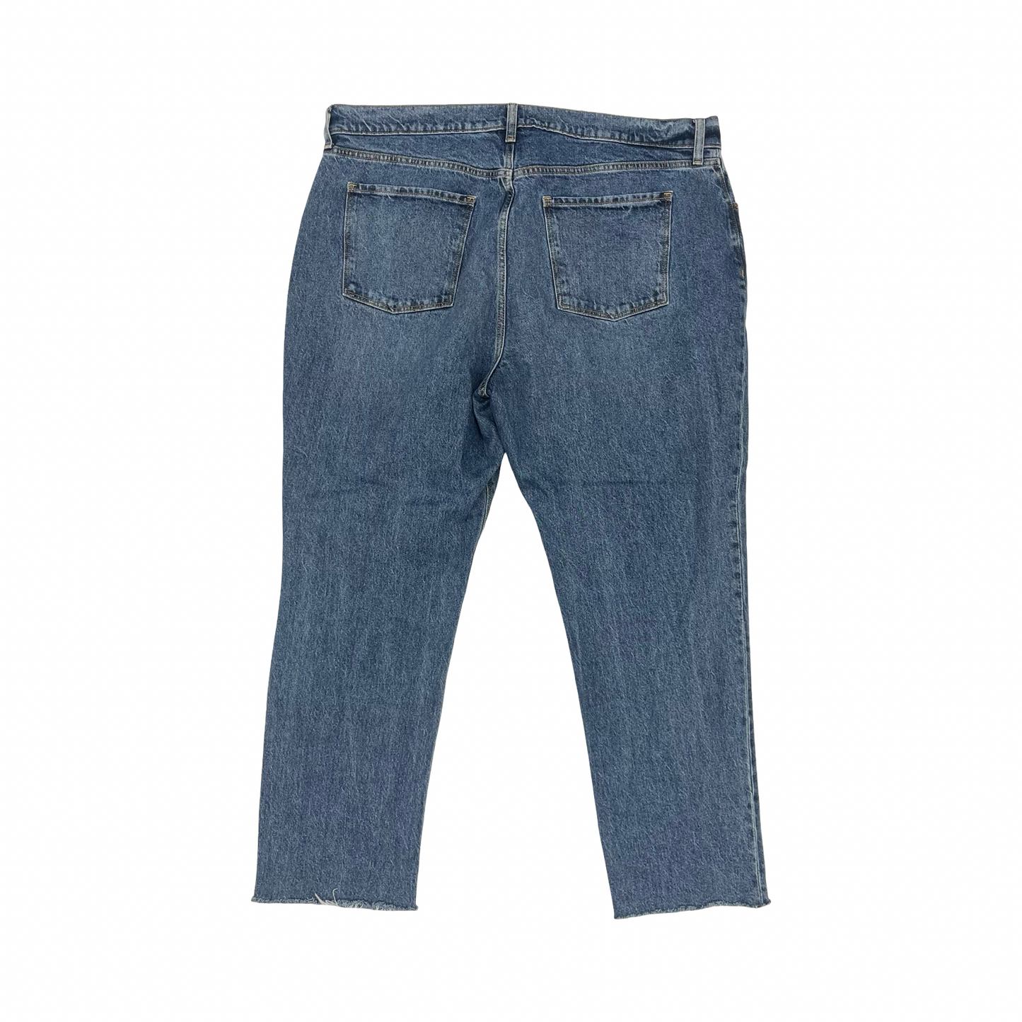 Jeans Straight By Old Navy In Blue Denim, Size:16
