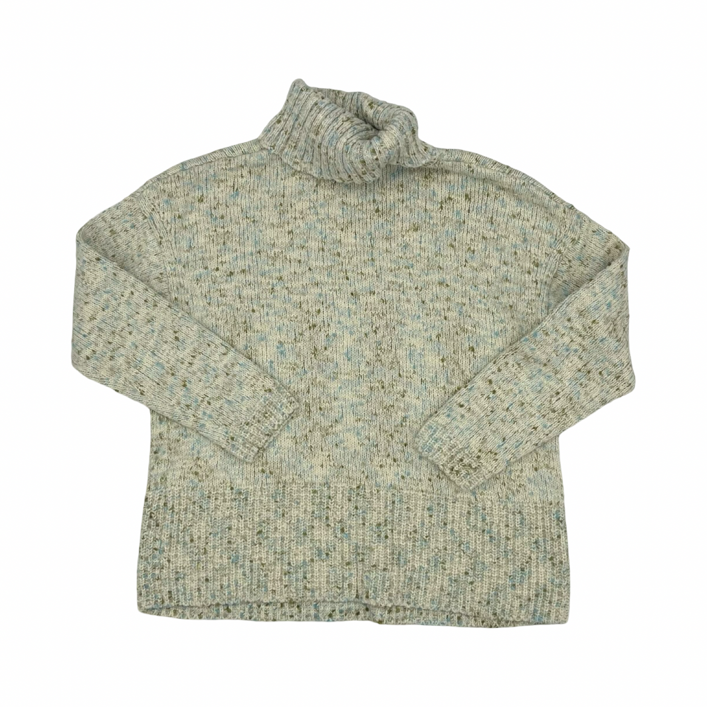 Sweater By J. Jill In Green & Tan, Size:S