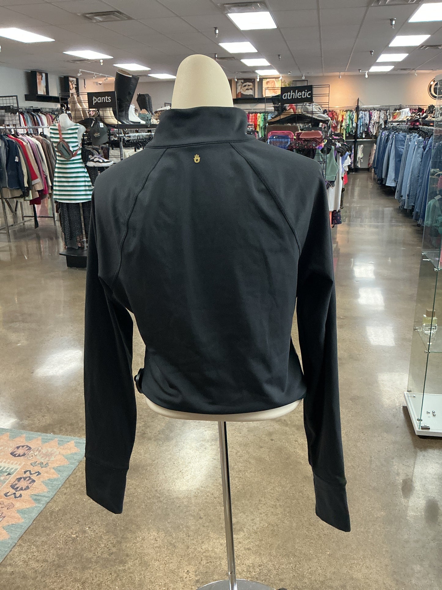 Athletic Sweatshirt Collar By Spiritual Gangster In Black, Size:L