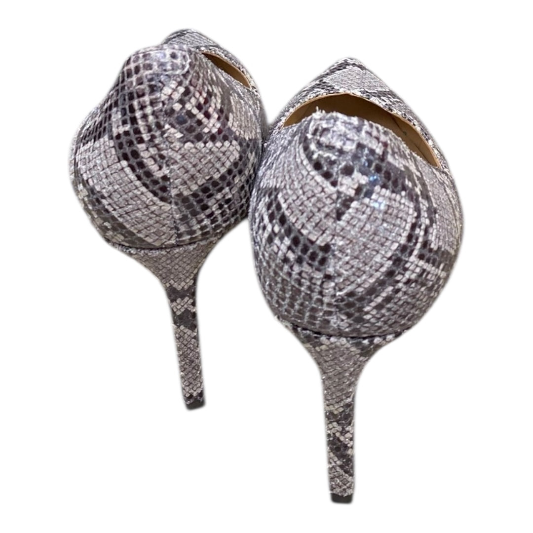 Shoes Heels Stiletto By Banana Republic In Snakeskin Print, Size:7