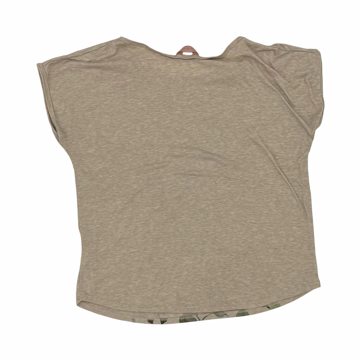 Top Ss By Clothes Mentor In Tan, Size:L