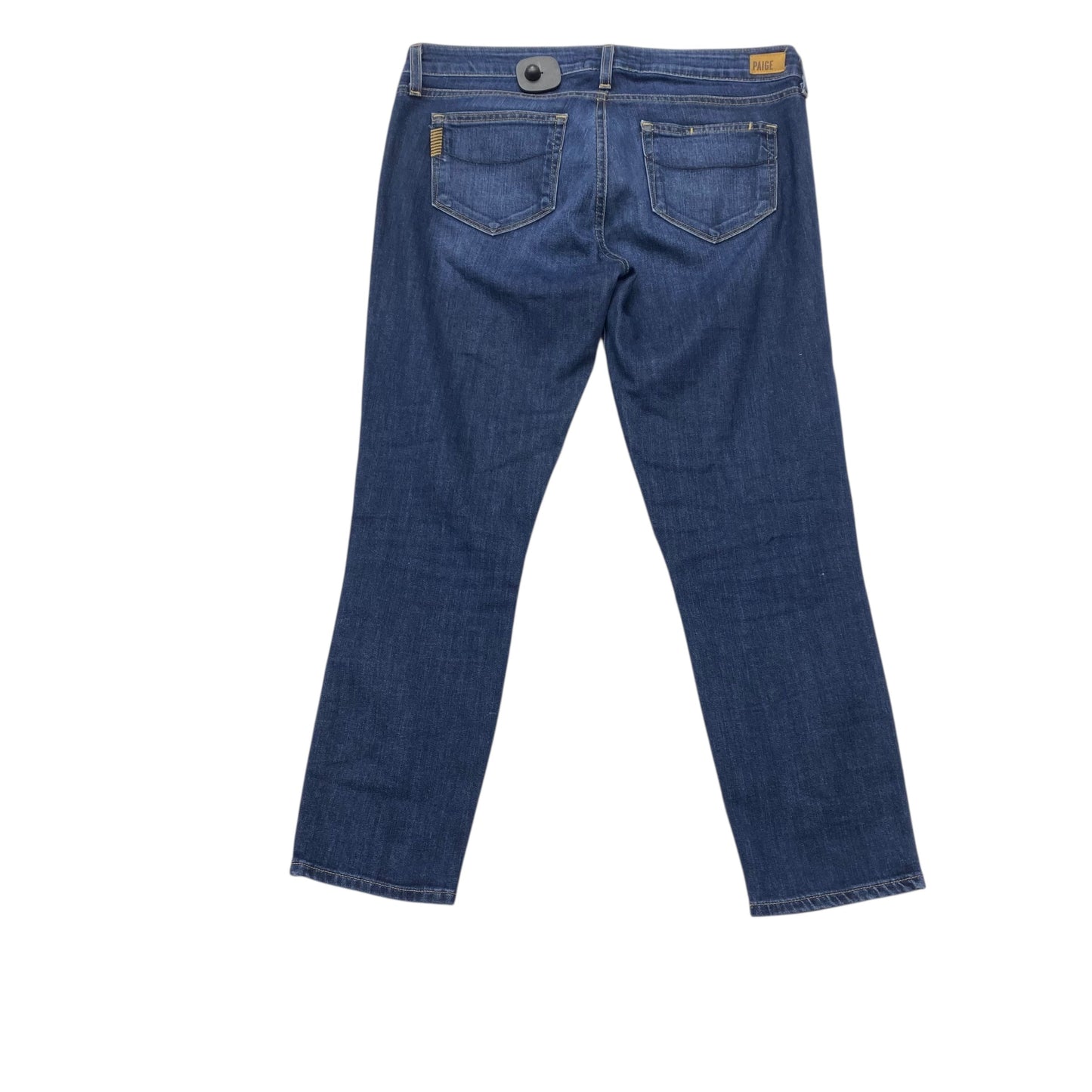 Jeans Cropped By Paige In Blue Denim, Size:8