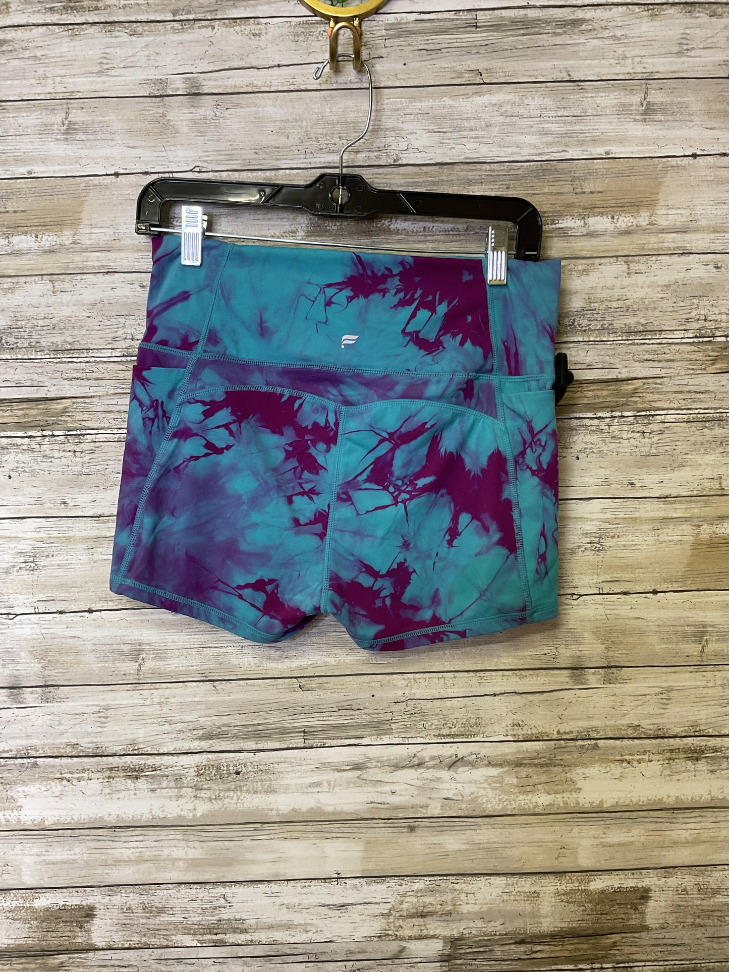 Athletic Shorts By Fabletics In Blue & Purple, Size:L