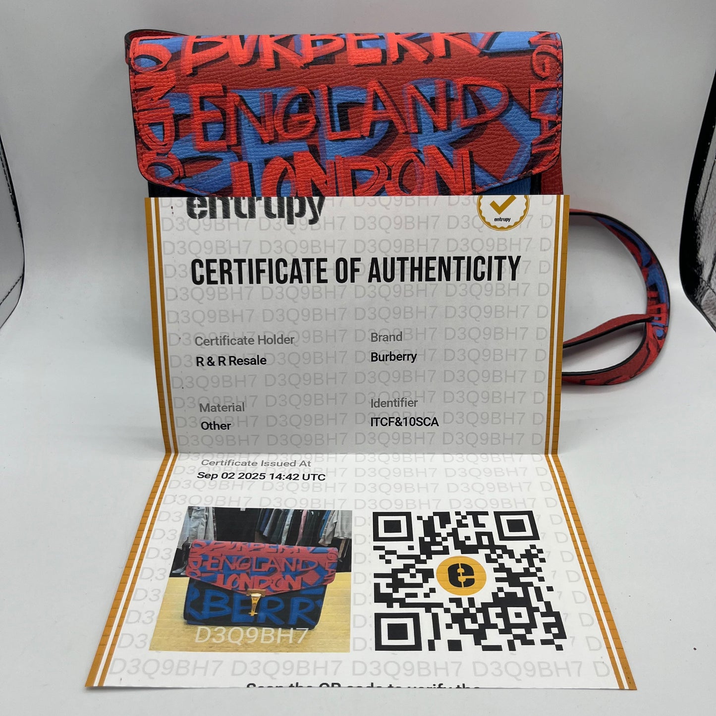 Macken Graffiti Print Crossbody By Burberry