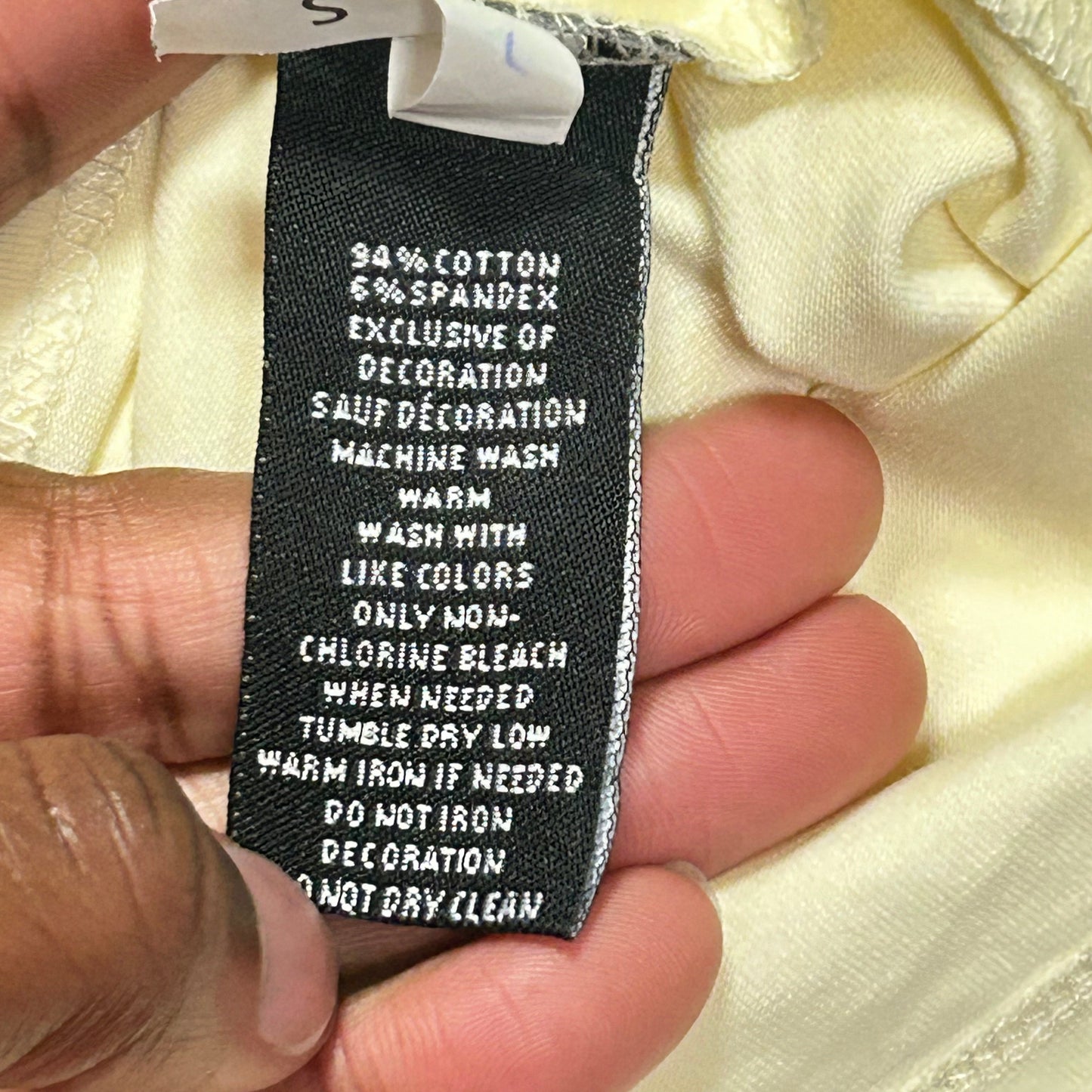 Top Short Sleeve By Pro Standard In Cream, Size: S